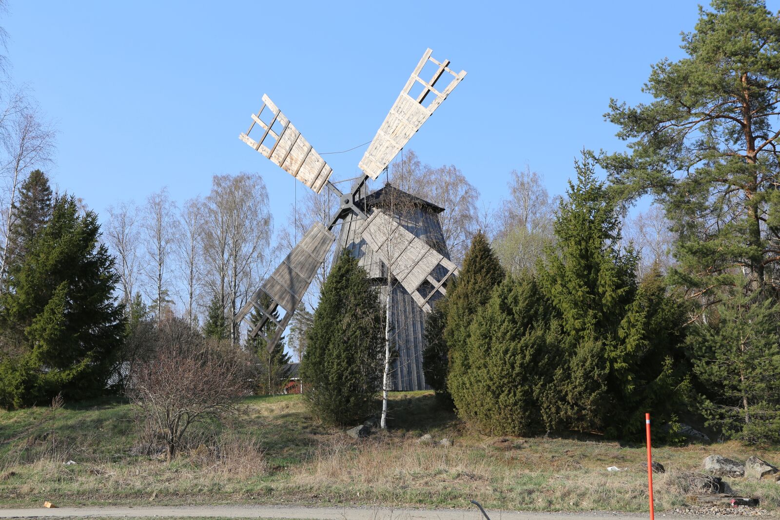 Canon EOS 6D + Canon EF 24-70mm F2.8L USM sample photo. Windmill, finnish, sastamala photography