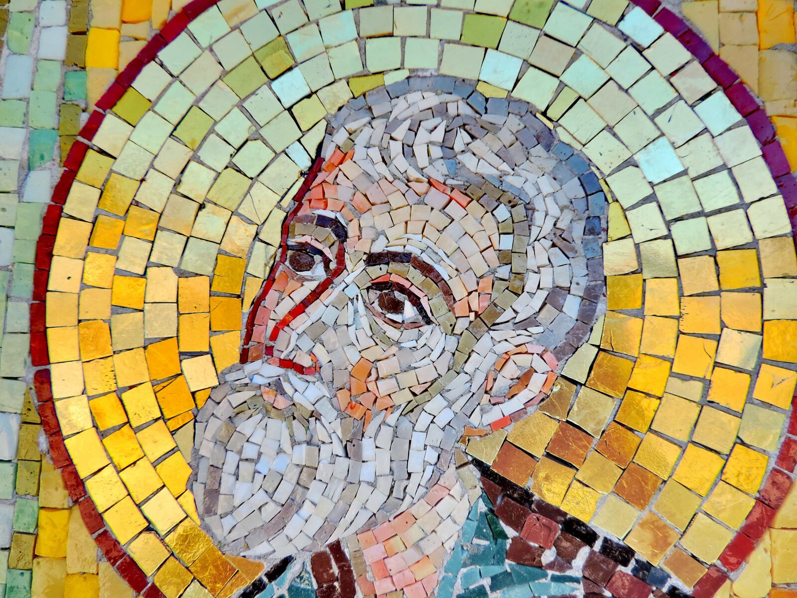 Nikon Coolpix P520 sample photo. Byzantine, medieval, mosaic, saint photography