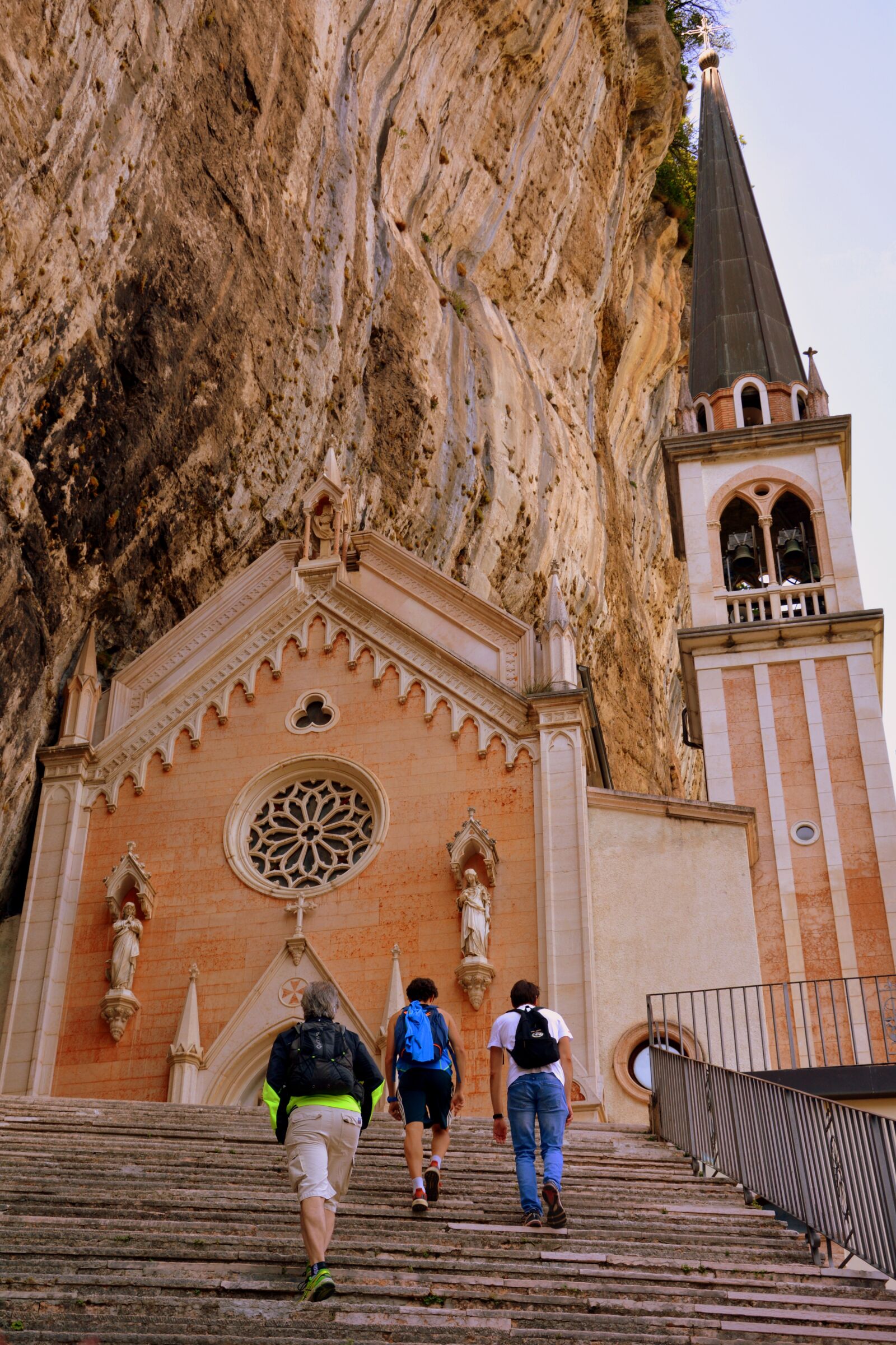 Nikon D7100 sample photo. Staircase, pellegrino, church photography