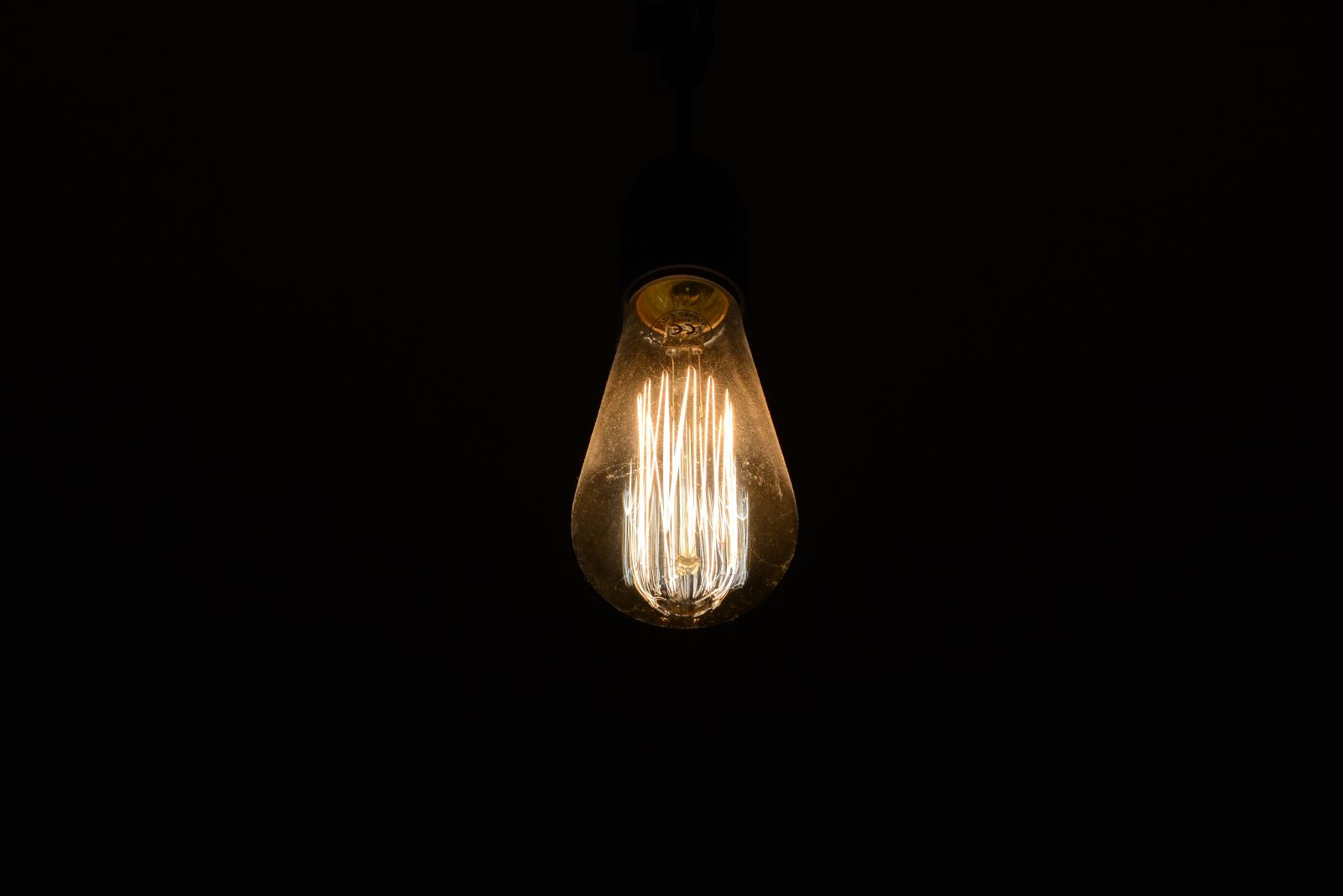Nikon D3100 sample photo. Light bulb, light, abstract photography