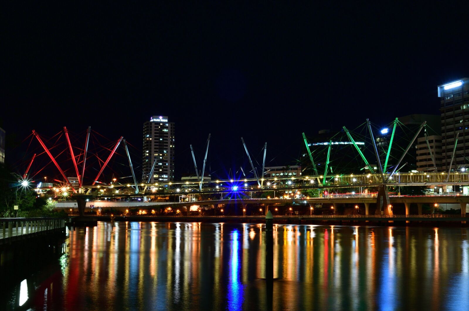 Nikon D90 sample photo. Brisbane, bridge, aust photography