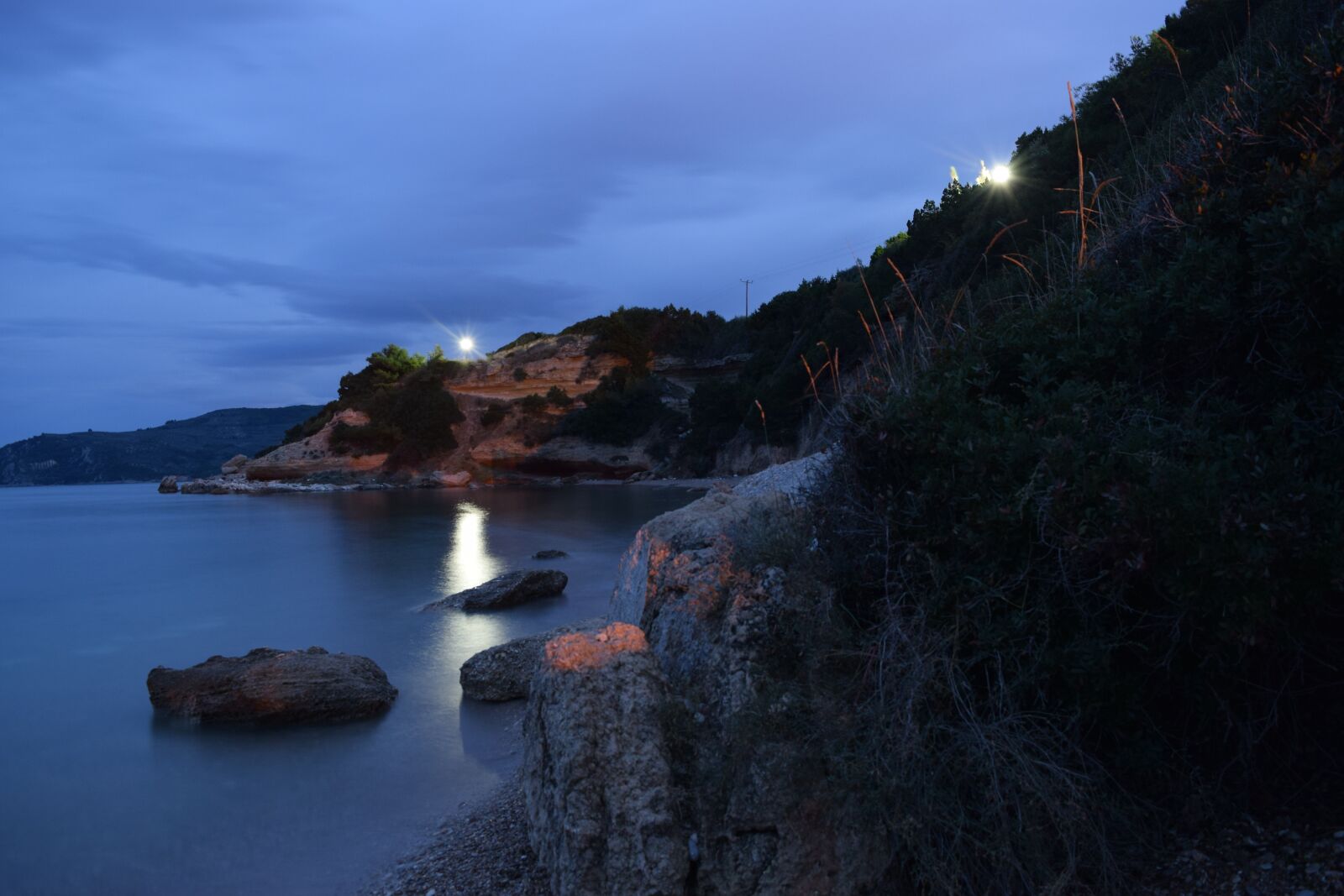 Nikon D3300 sample photo. Sunset, sea, moon photography