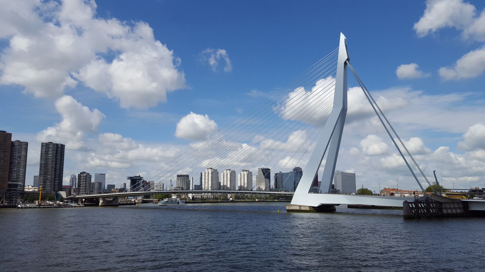 Samsung GALAXY S6 edge sample photo. Rotterdam, bridge, architecture photography