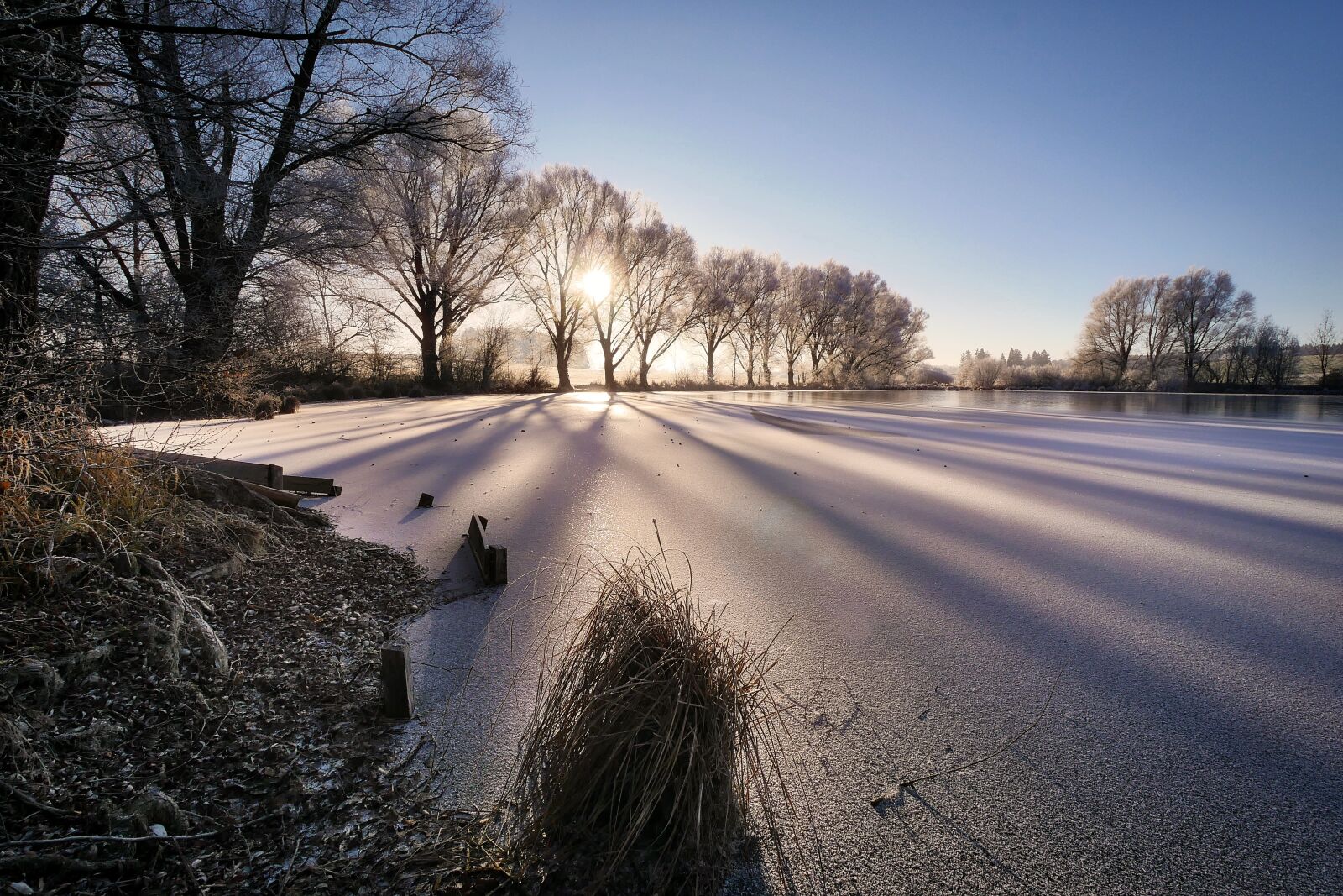 Panasonic Lumix DMC-GX8 sample photo. Winter, lake, cold photography