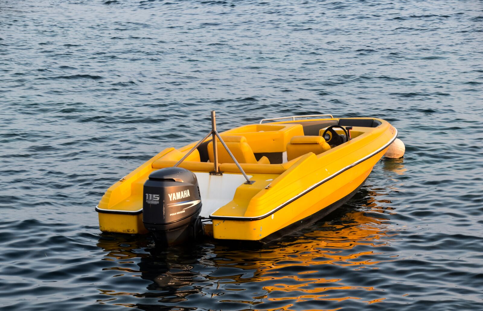 Nikon D5500 sample photo. Boat, yellow, sea photography