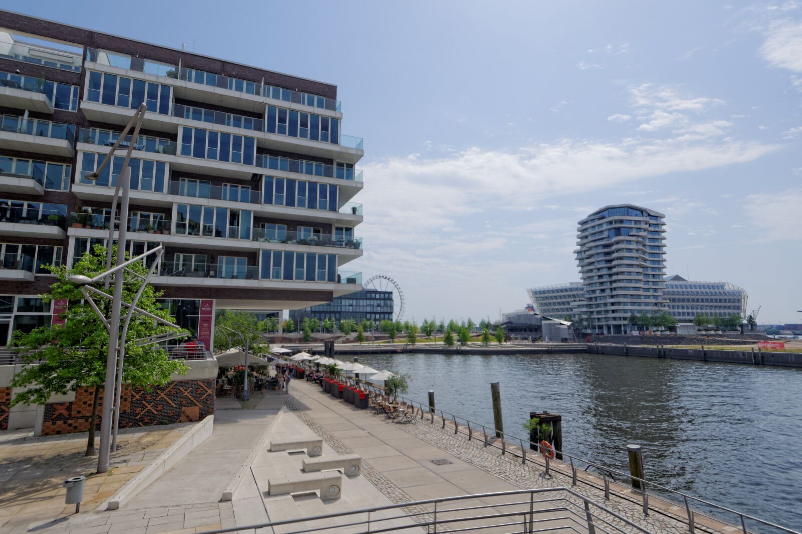 Nikon D90 sample photo. Hamburg, harbour city, architecture photography