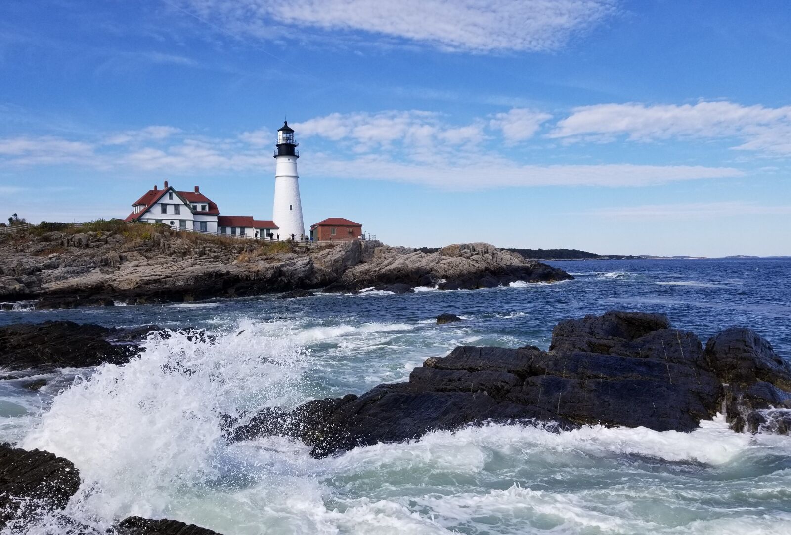 Samsung Galaxy S8+ sample photo. Lighthouse, maine, landmark photography