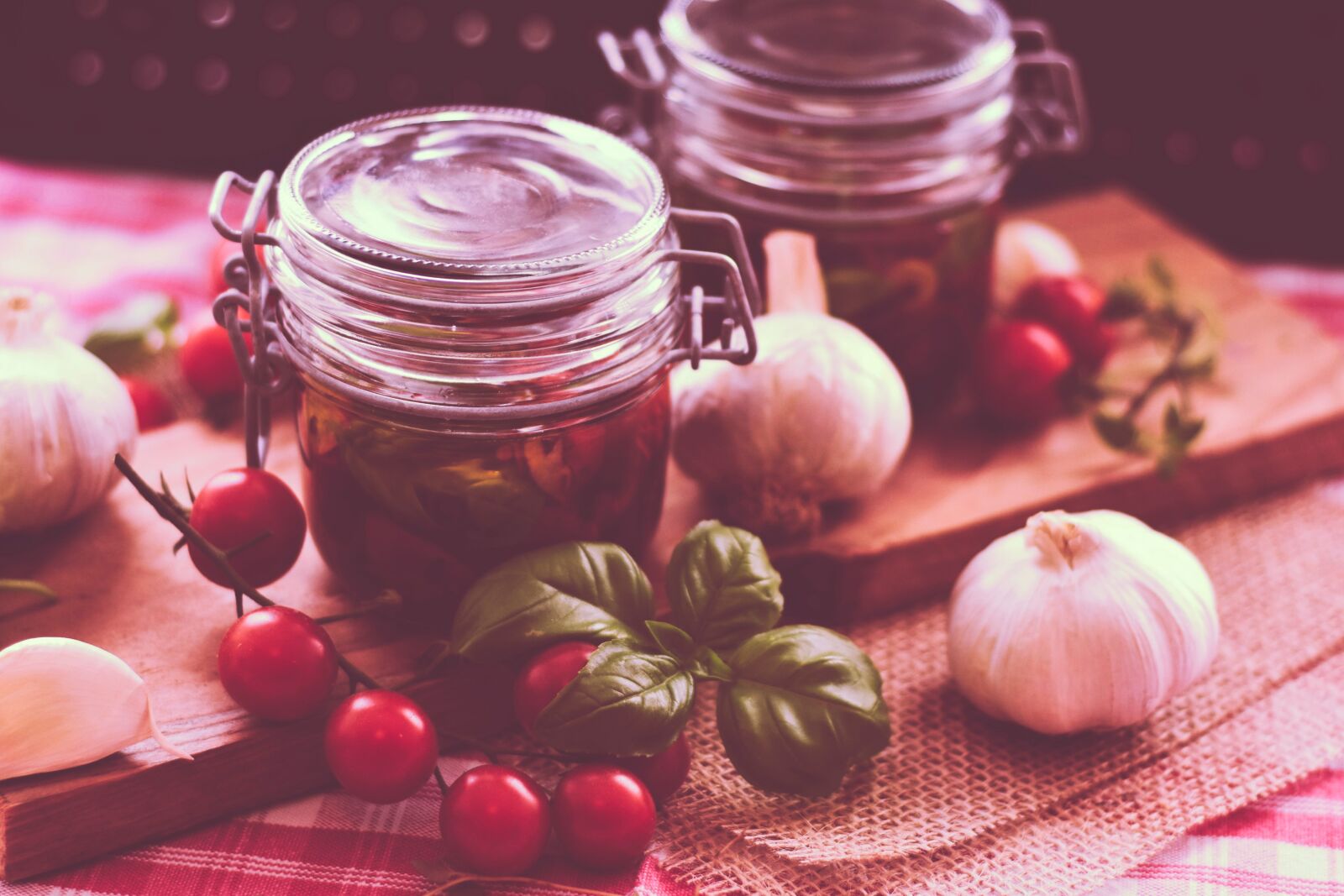 Nikon D7200 sample photo. Tomatoes, oil, herbs photography