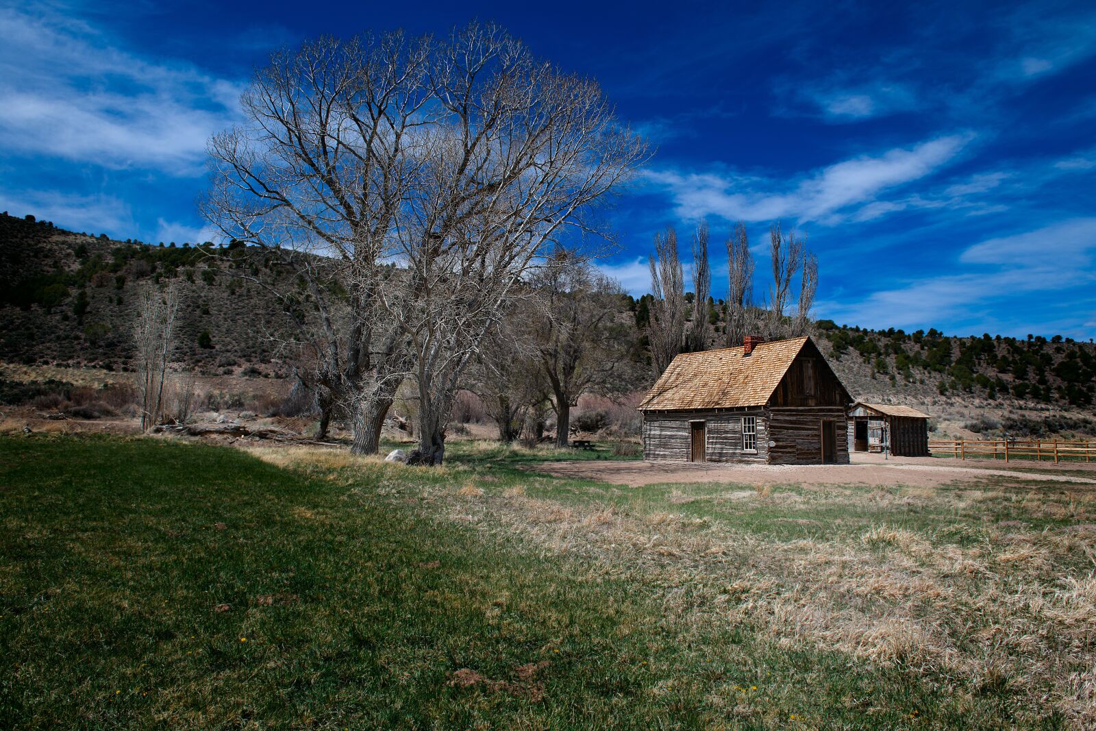 Nikon D850 sample photo. Butch cassidy home, cabin photography