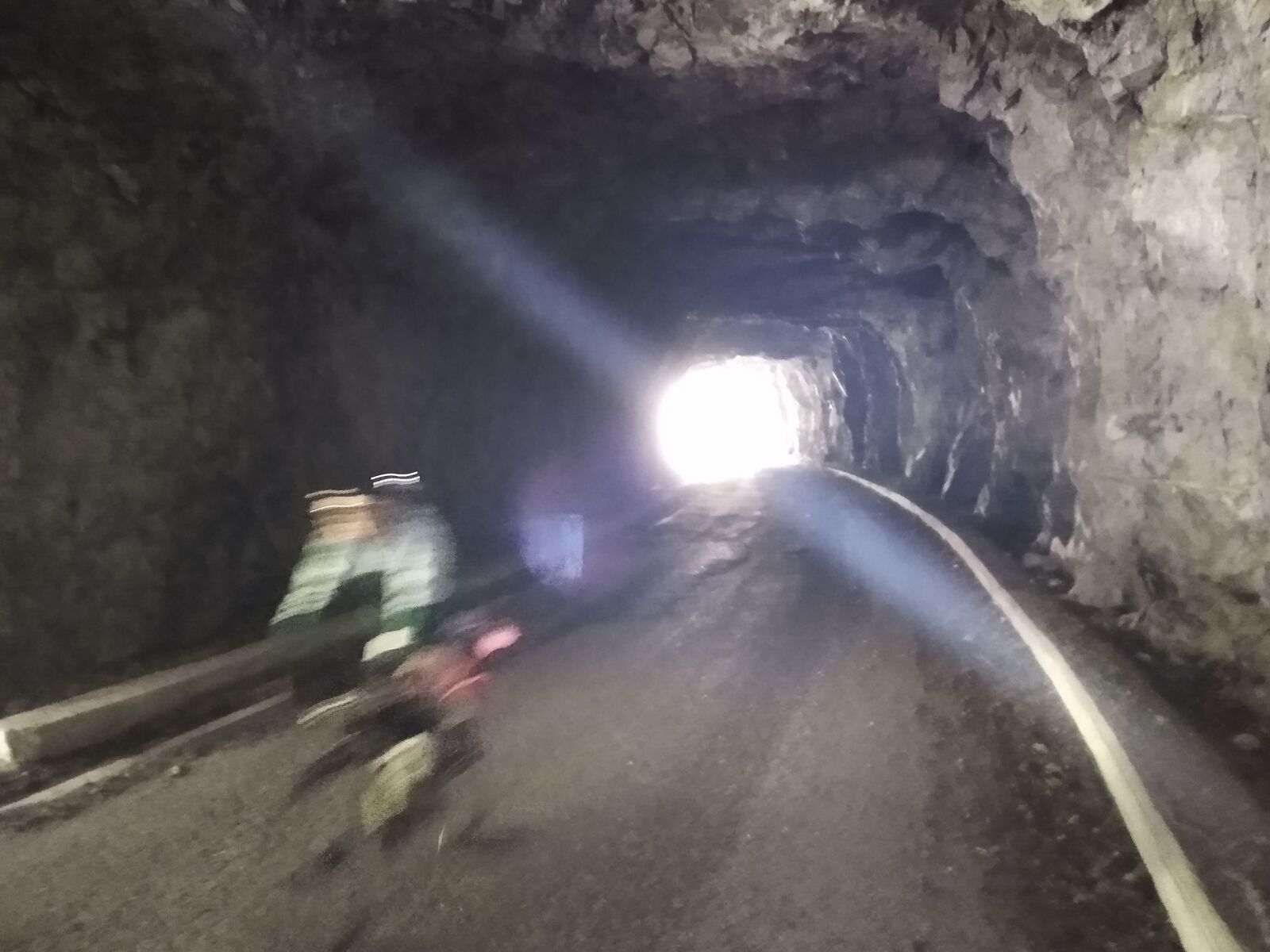 Motorola moto g(7) power sample photo. Speed, tunnel, road photography