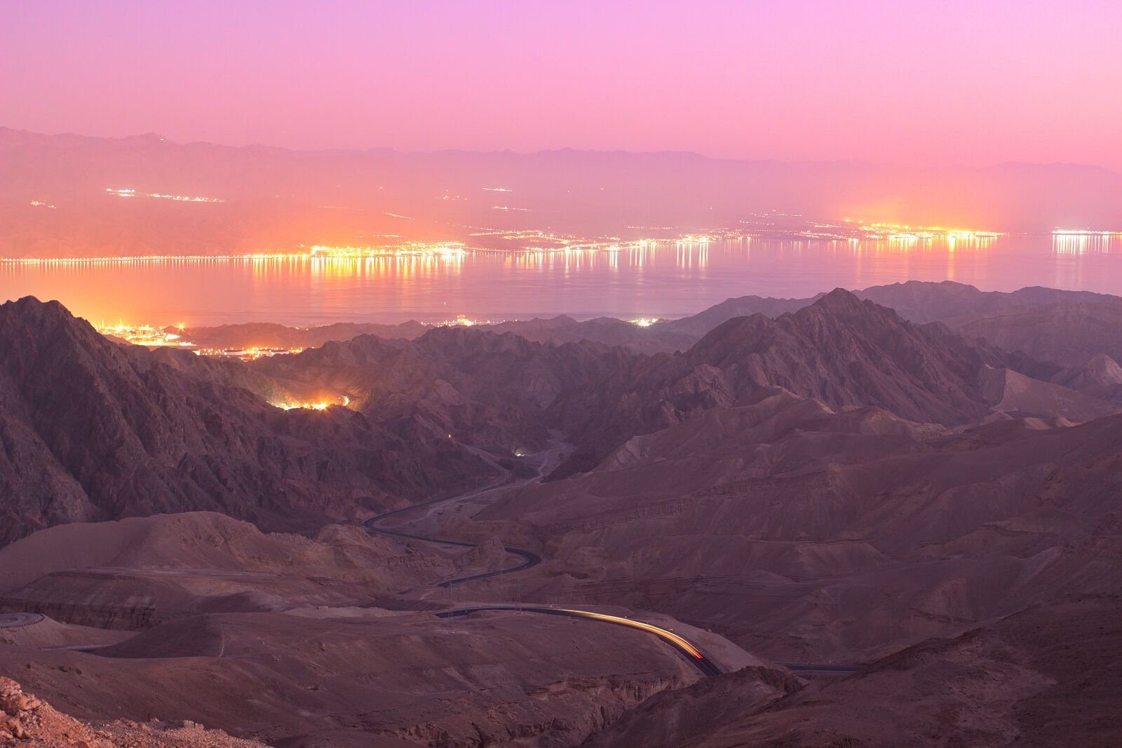 Canon EOS 100D (EOS Rebel SL1 / EOS Kiss X7) sample photo. Sunset, eilat, color photography