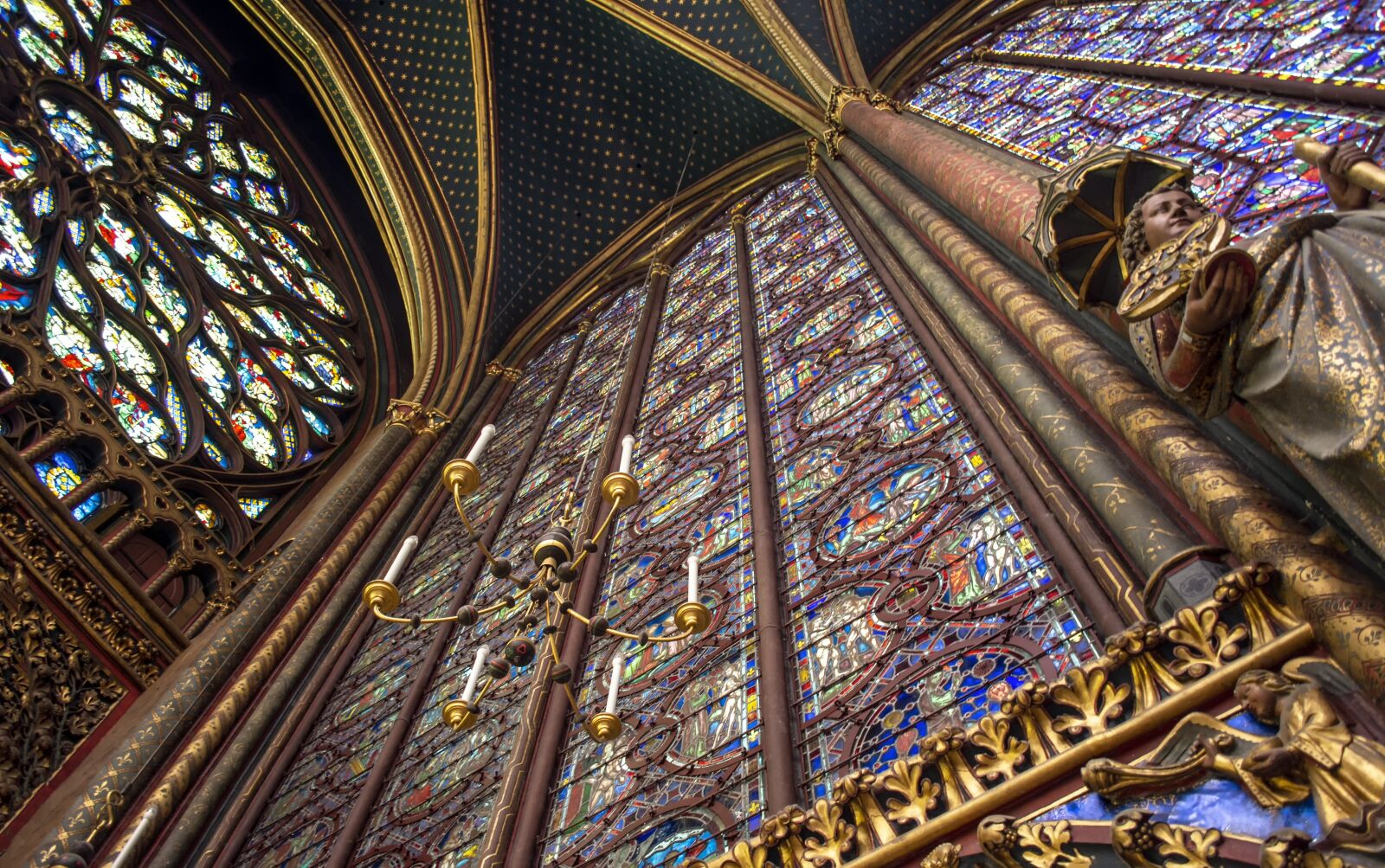 Nikon D5200 sample photo. Architecture, church, sainte-chapelle photography
