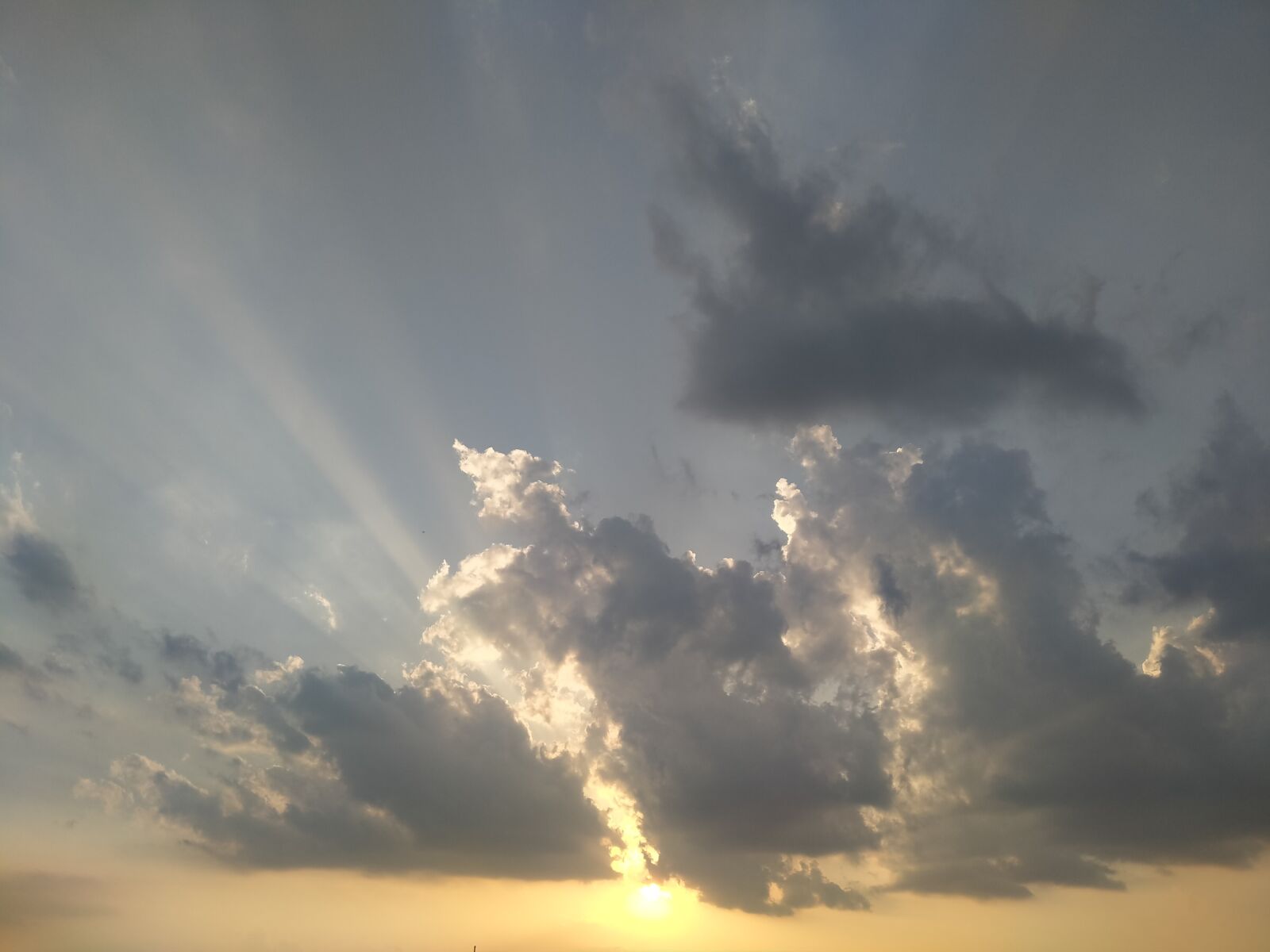 OPPO A5 2020 sample photo. Ganga river, nature, sunset photography