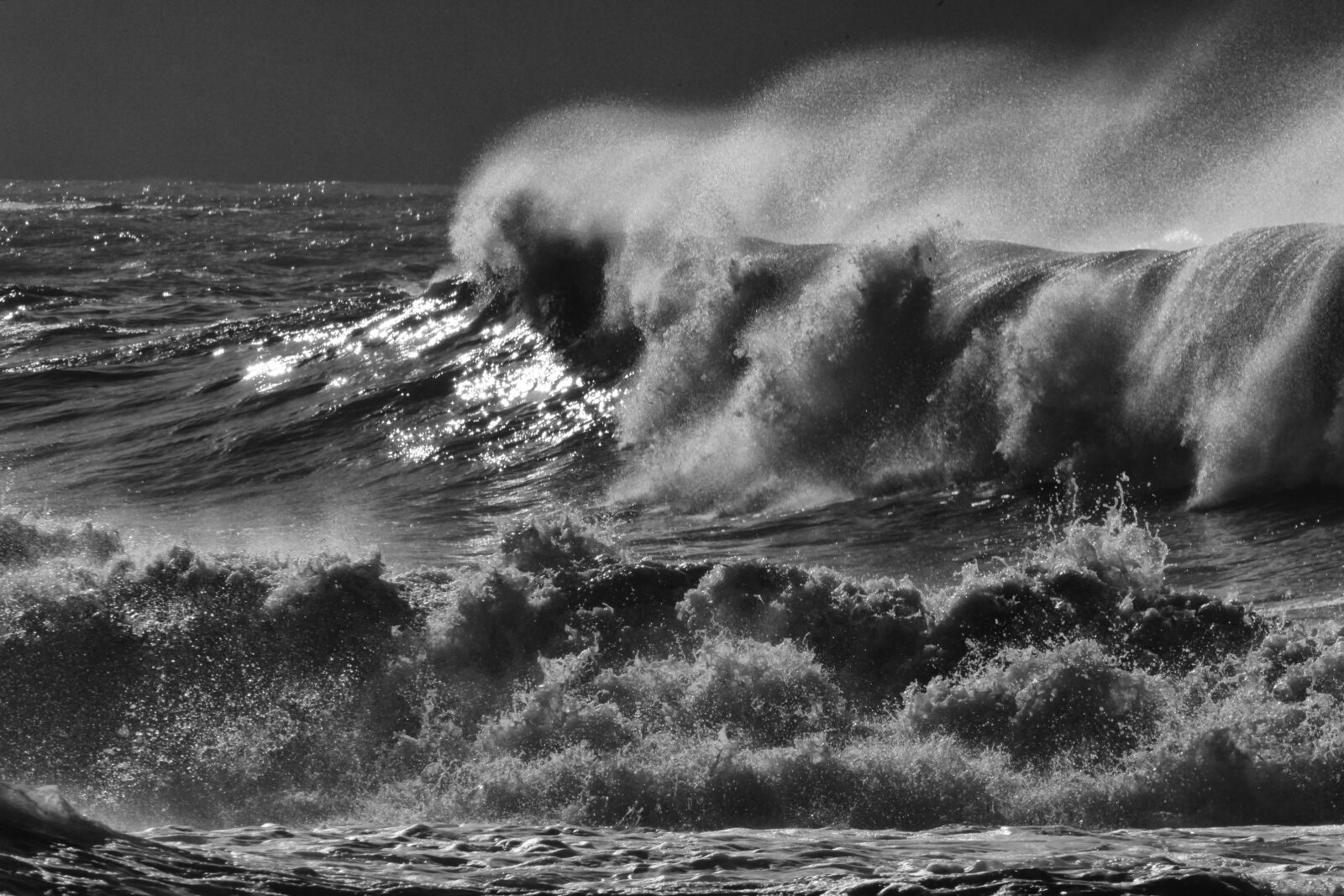 Canon EOS 5D Mark II sample photo. Recco, sea storm, storm photography