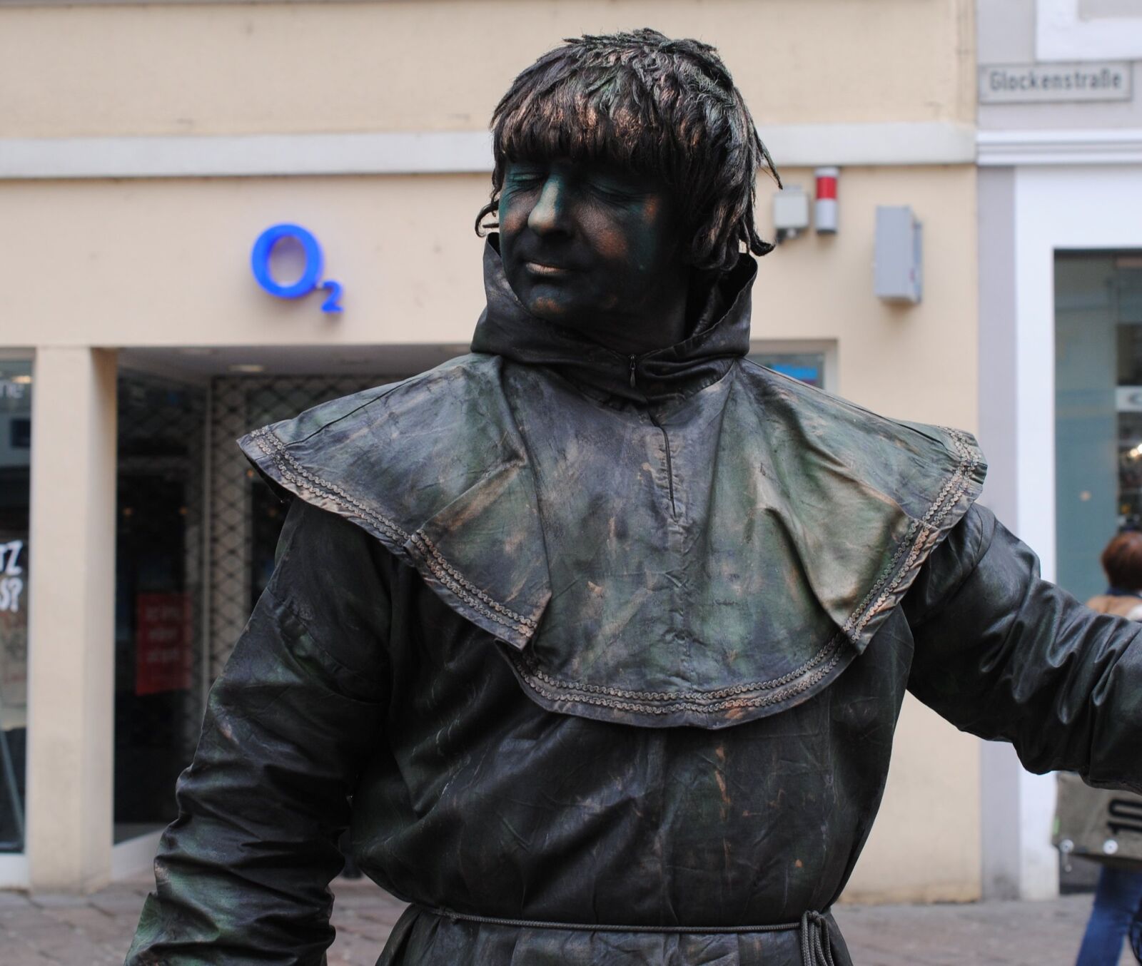 Nikon D3000 sample photo. Artists, pantomime, face photography