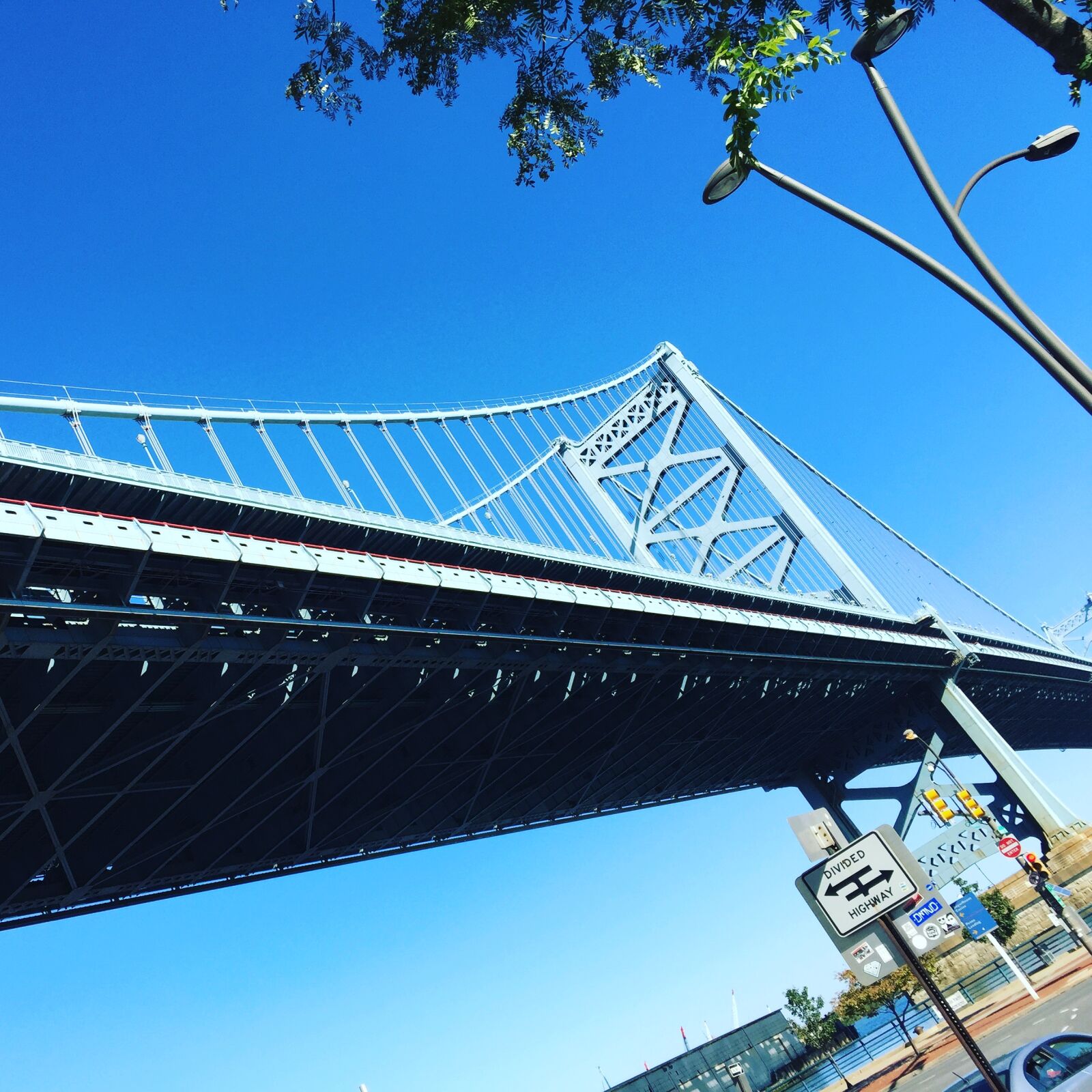iPhone 6 Plus back camera 4.15mm f/2.2 sample photo. Bridge, philadelphia, sky photography