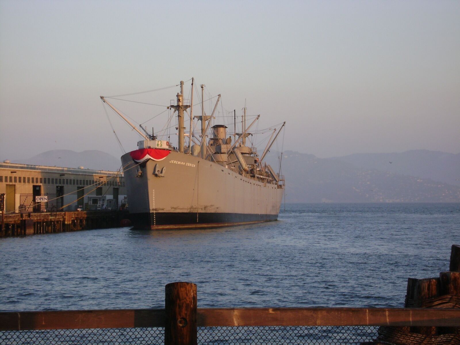 Sony Cyber-shot DSC-S750 sample photo. Ship, ocean, dock photography