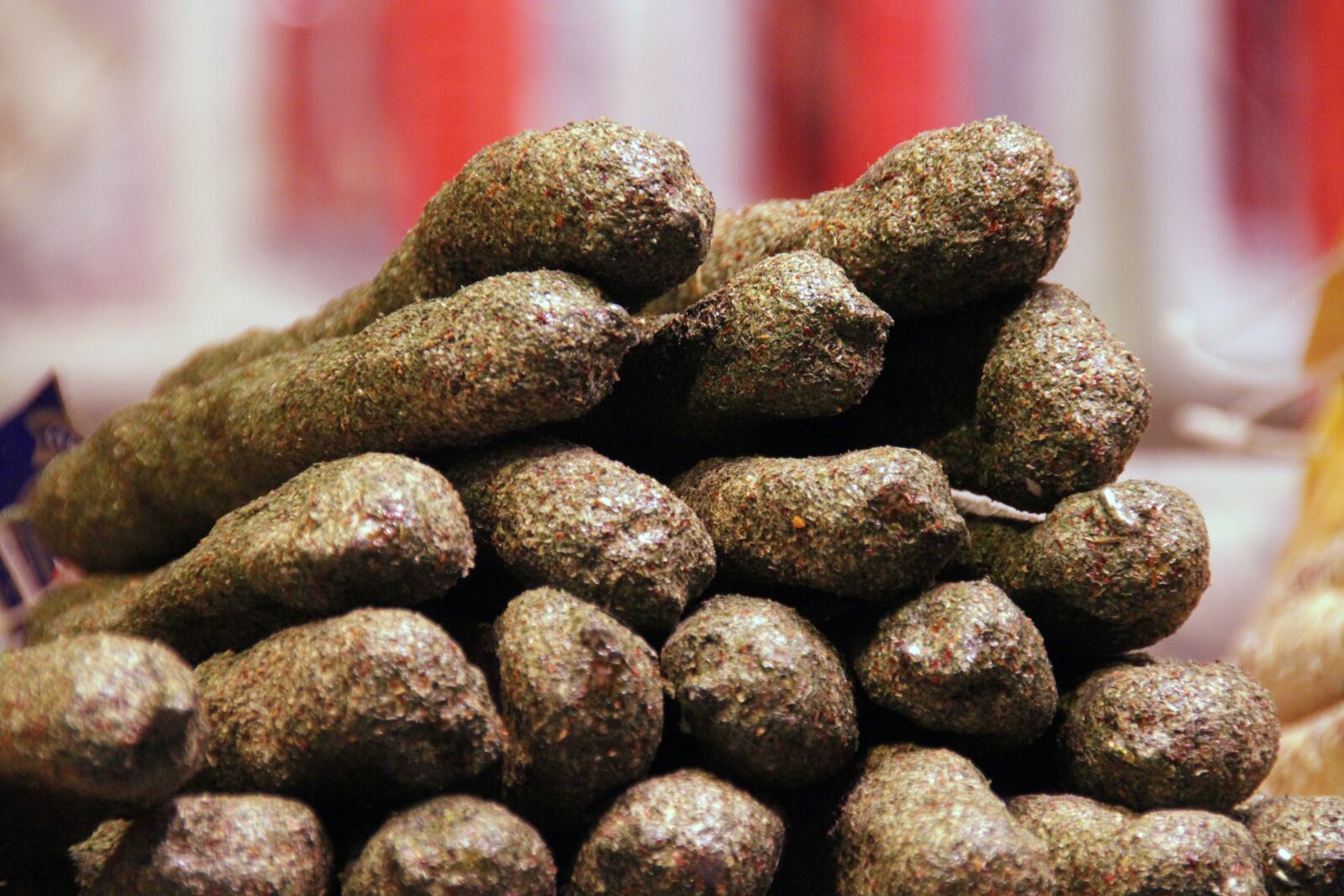 Canon EOS 7D sample photo. Catalan thin, dry-cured, sausage photography