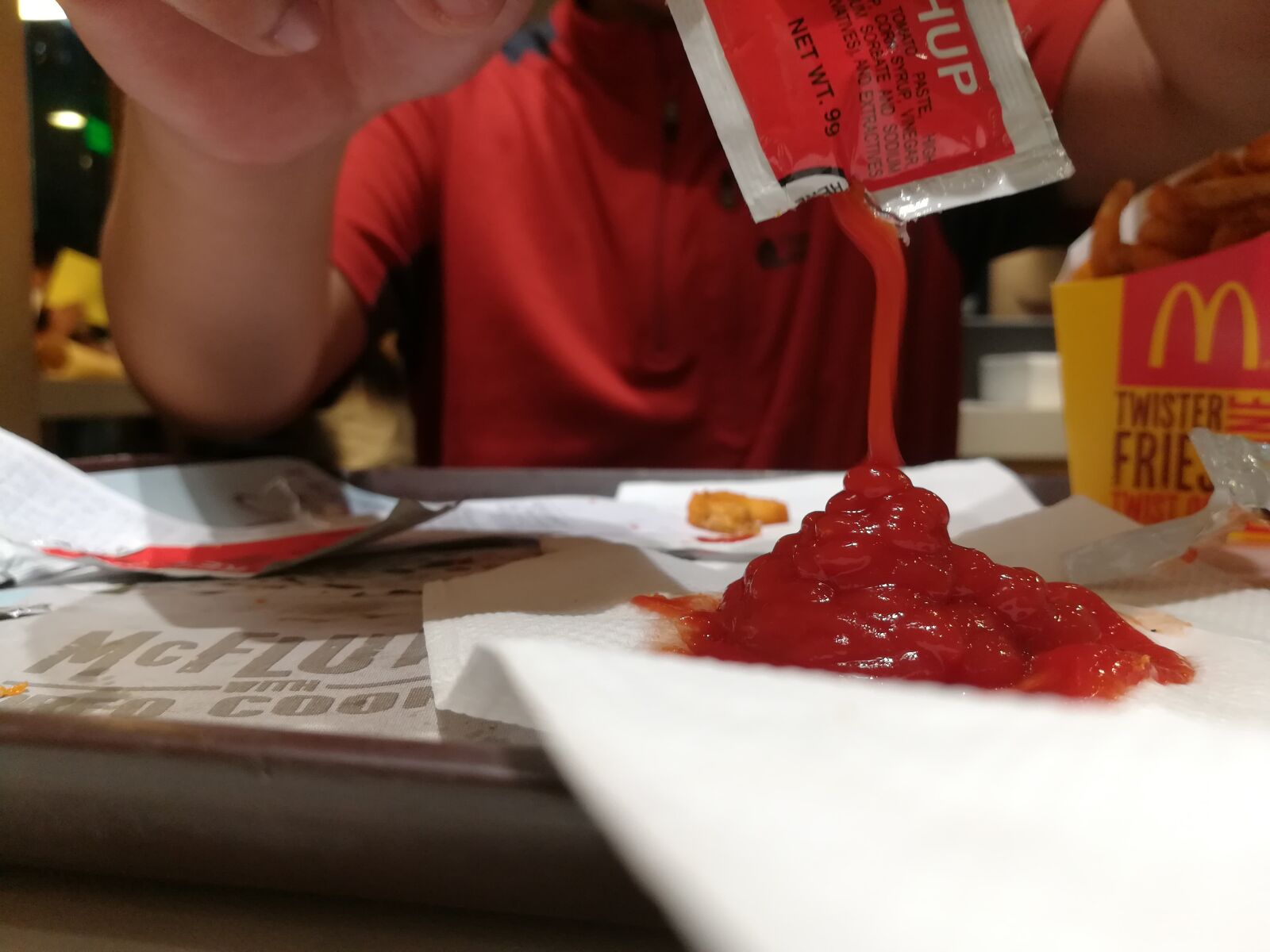 HUAWEI GR5 2017 sample photo. Drip, ketchup photography