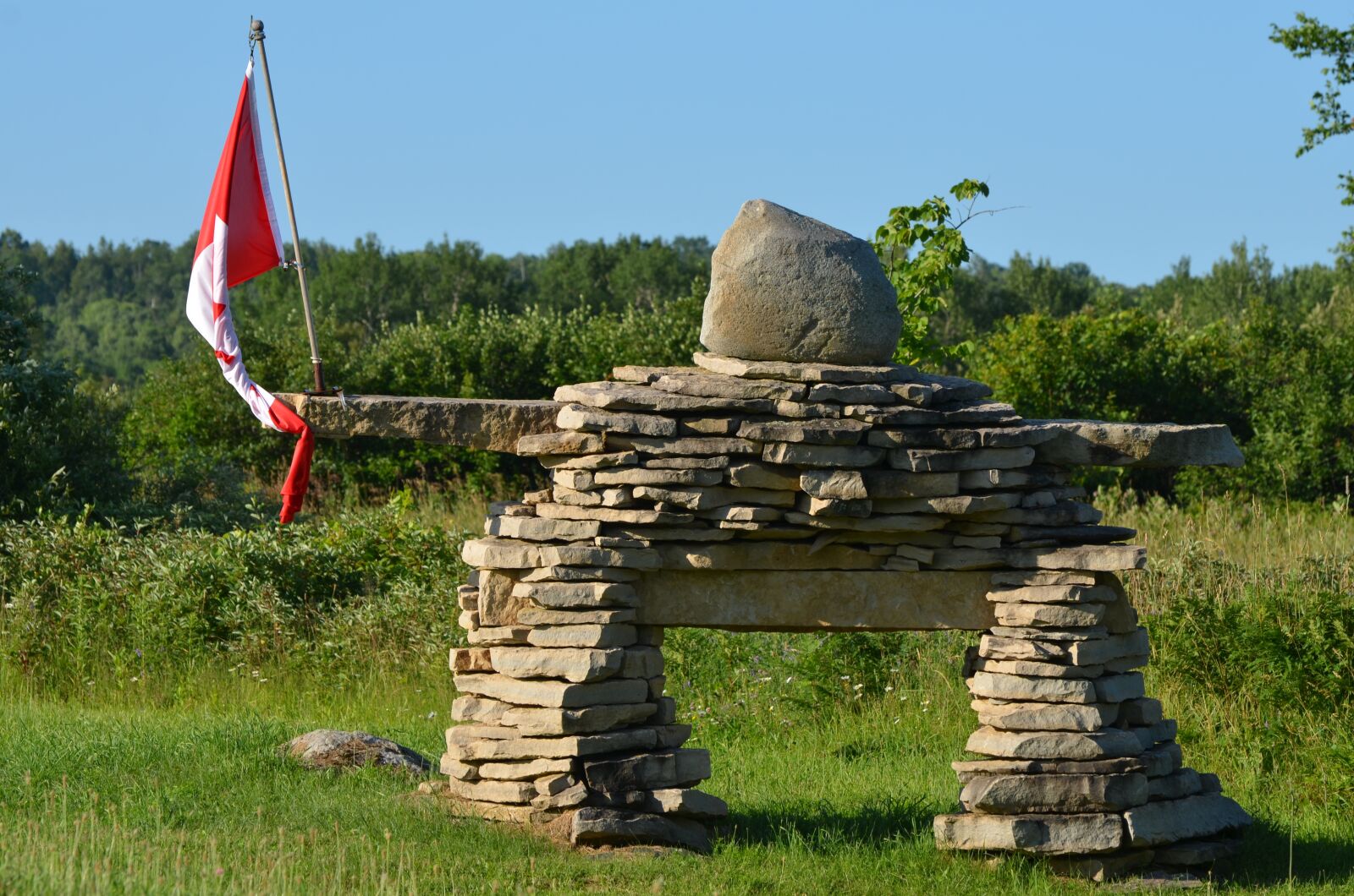 Nikon D7000 sample photo. Canada, inukshuk, stone photography