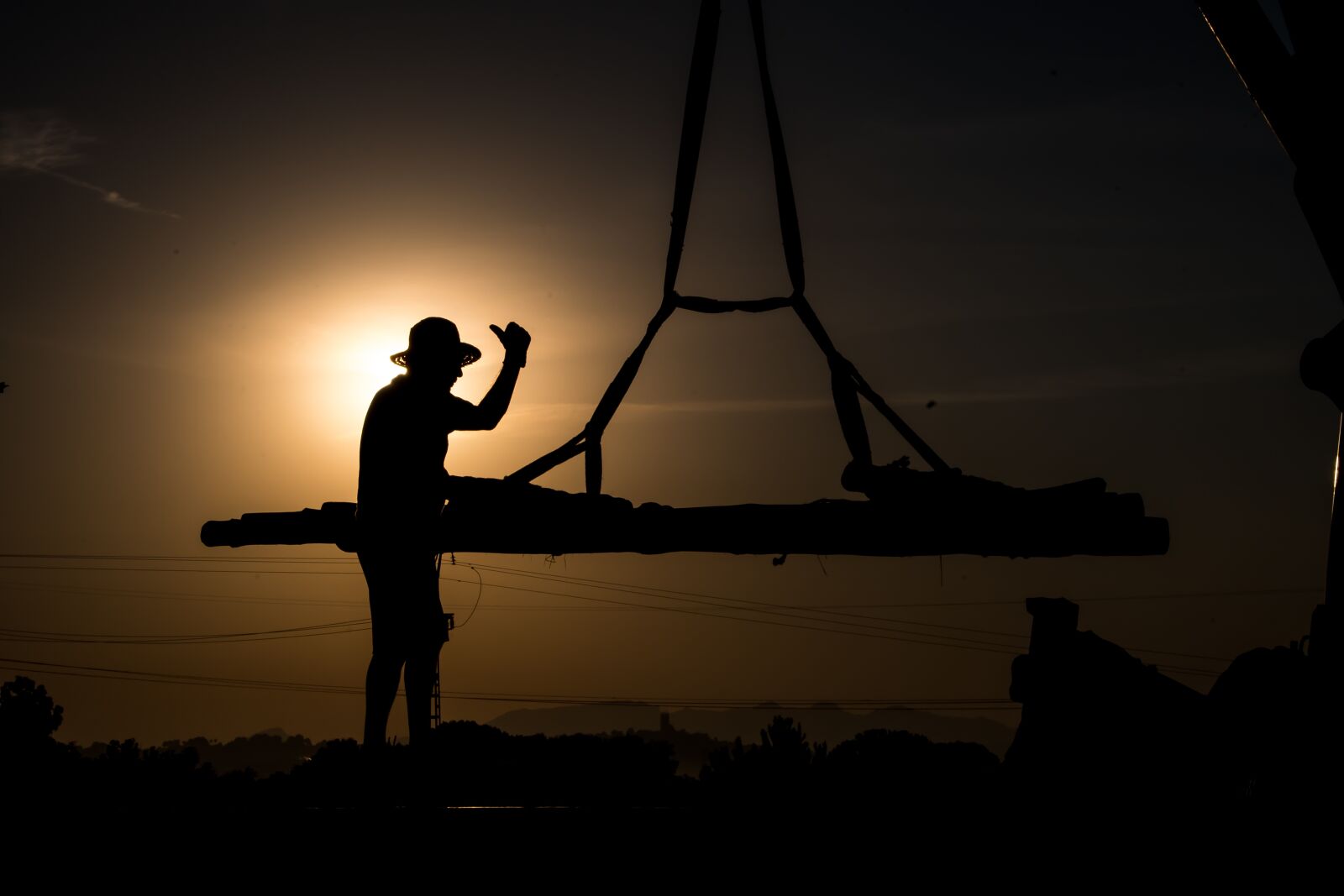 Nikon D7500 sample photo. Sun, construction, load photography
