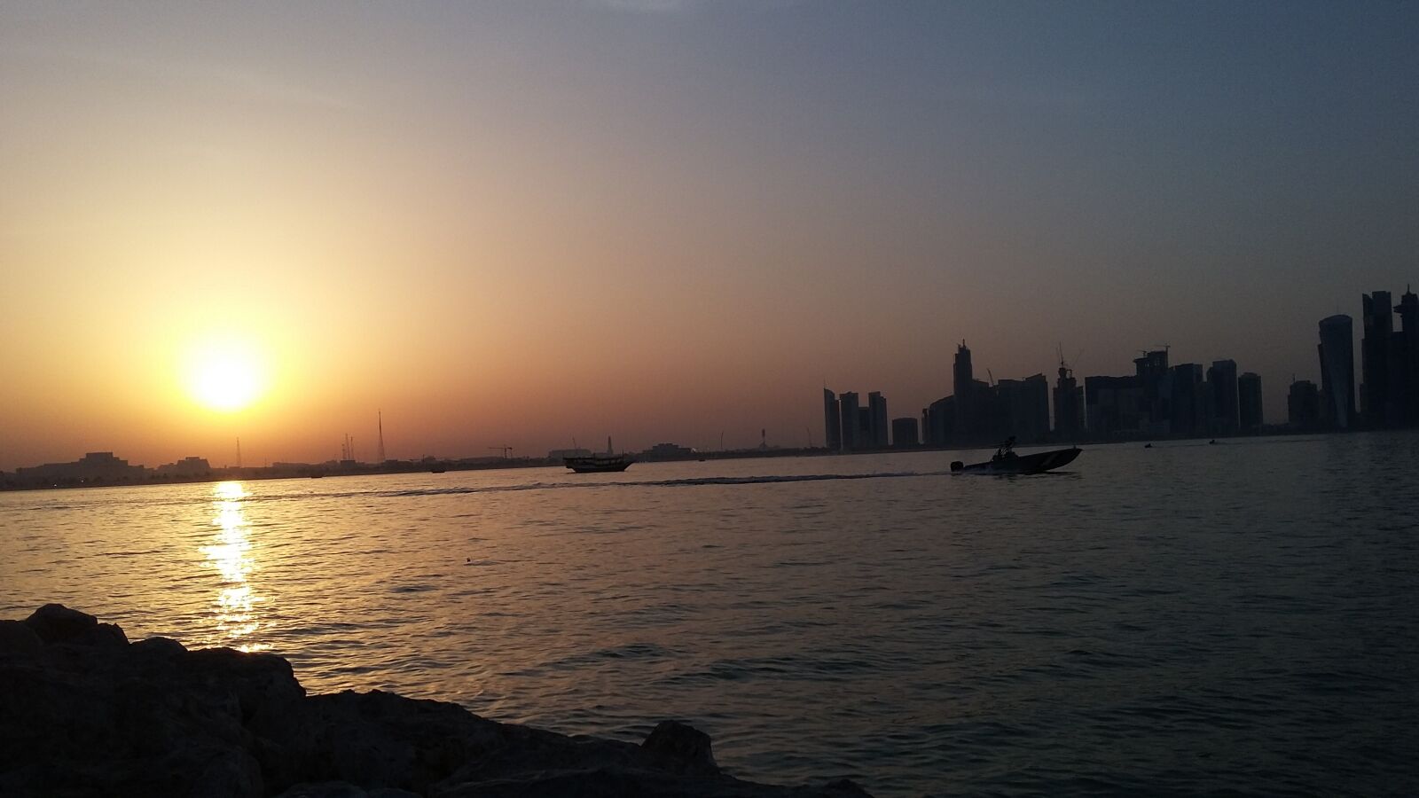 Samsung Galaxy Grand Prime sample photo. Sunset, sunset doha, q photography