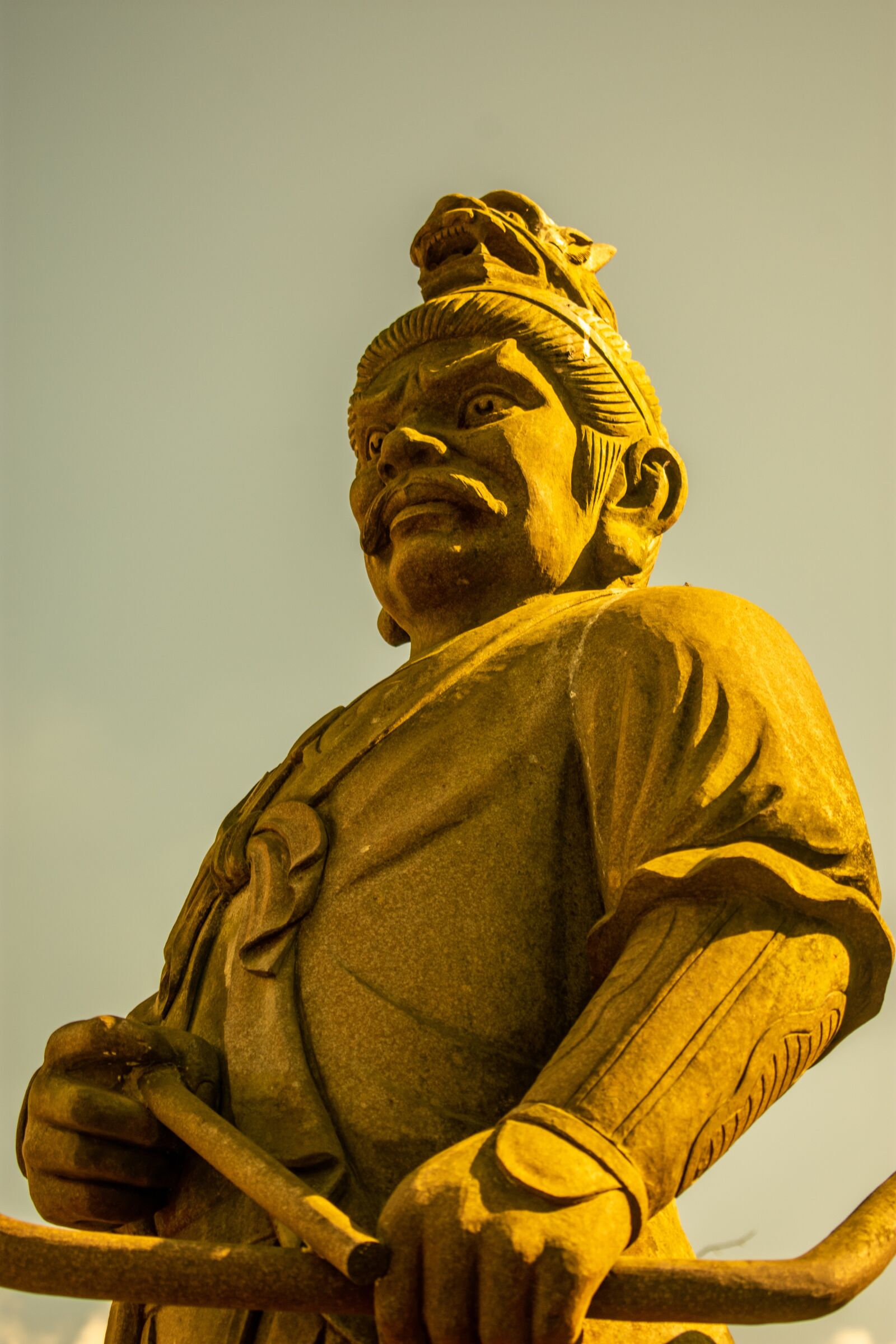 Nikon D3400 sample photo. Statue, yellow, asia photography