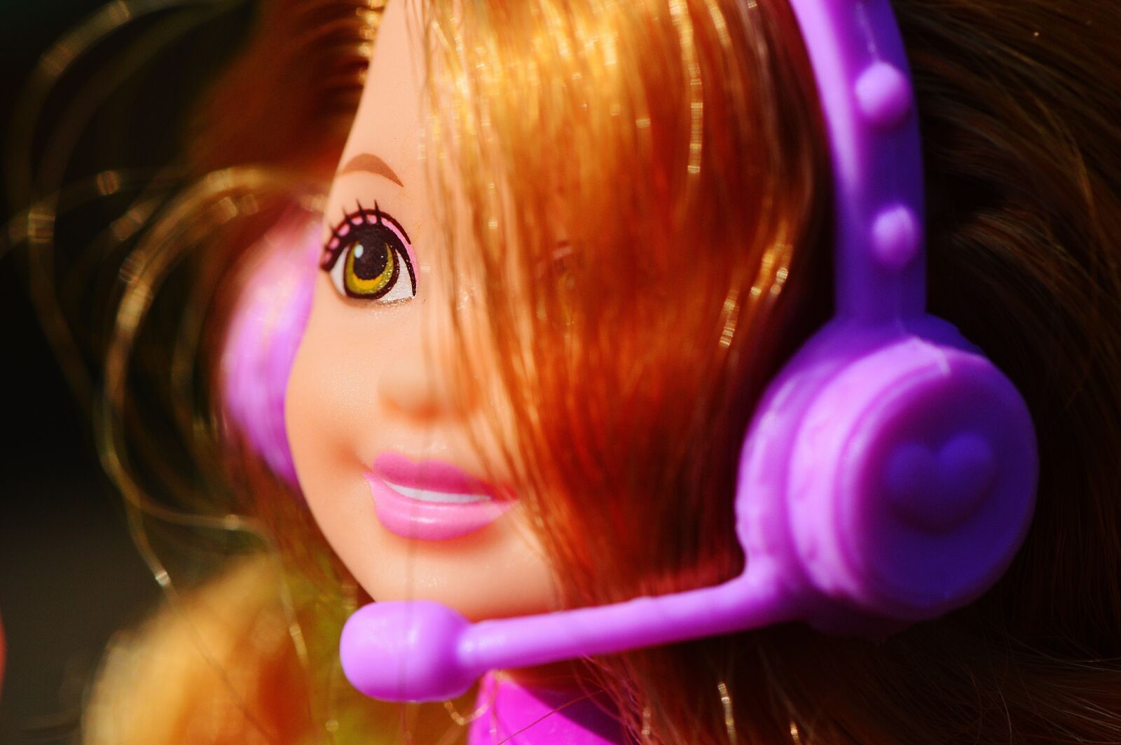 Nikon D3200 sample photo. Child, music, barbie photography