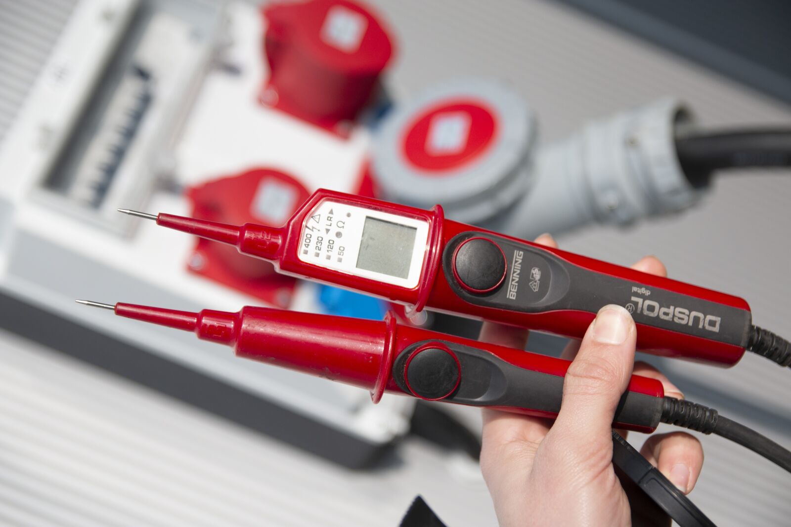 Canon EOS 70D sample photo. Voltage tester, duspol, electricity photography