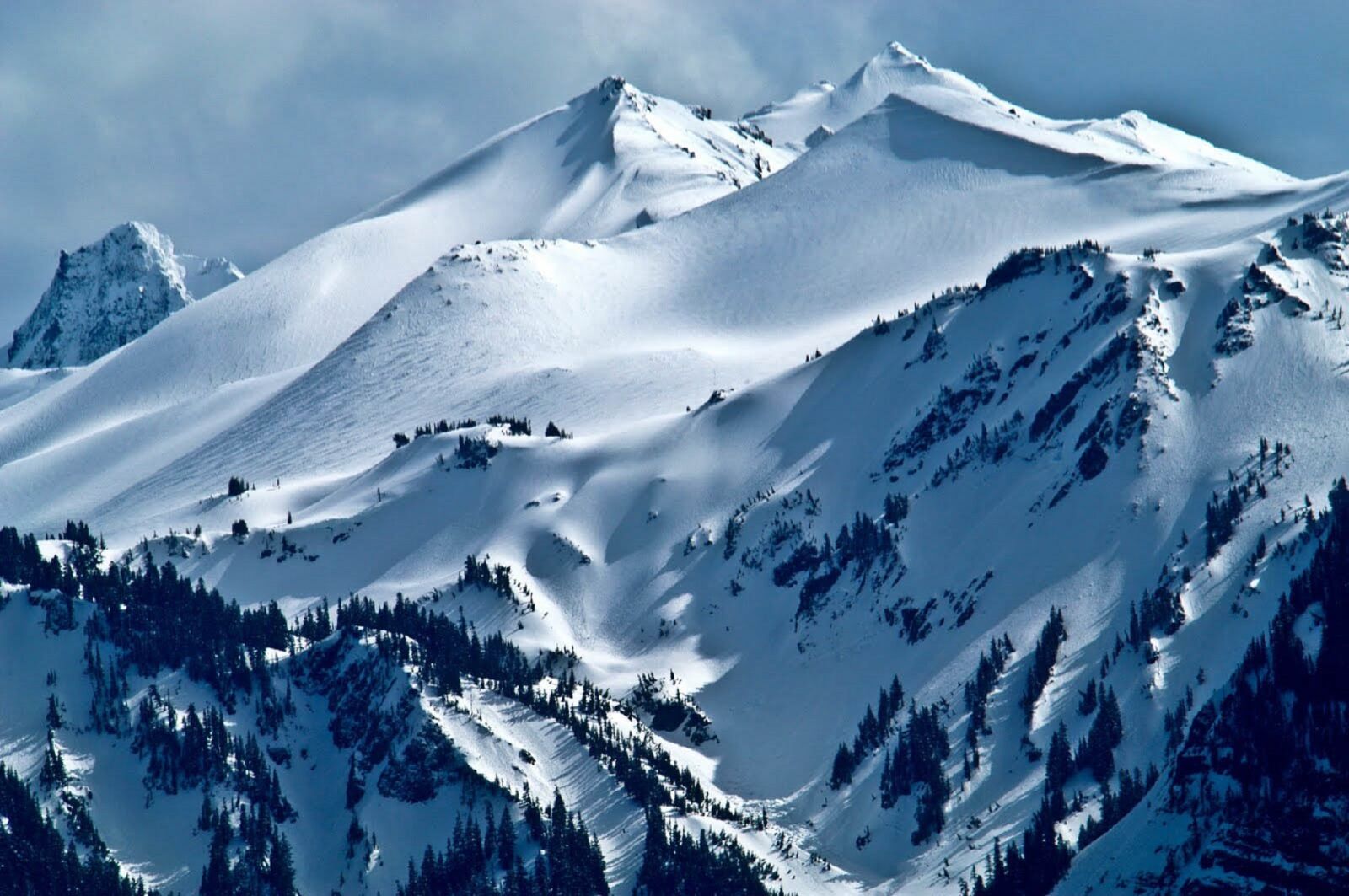 Nikon D100 sample photo. Mountain, snow covered, landscape photography