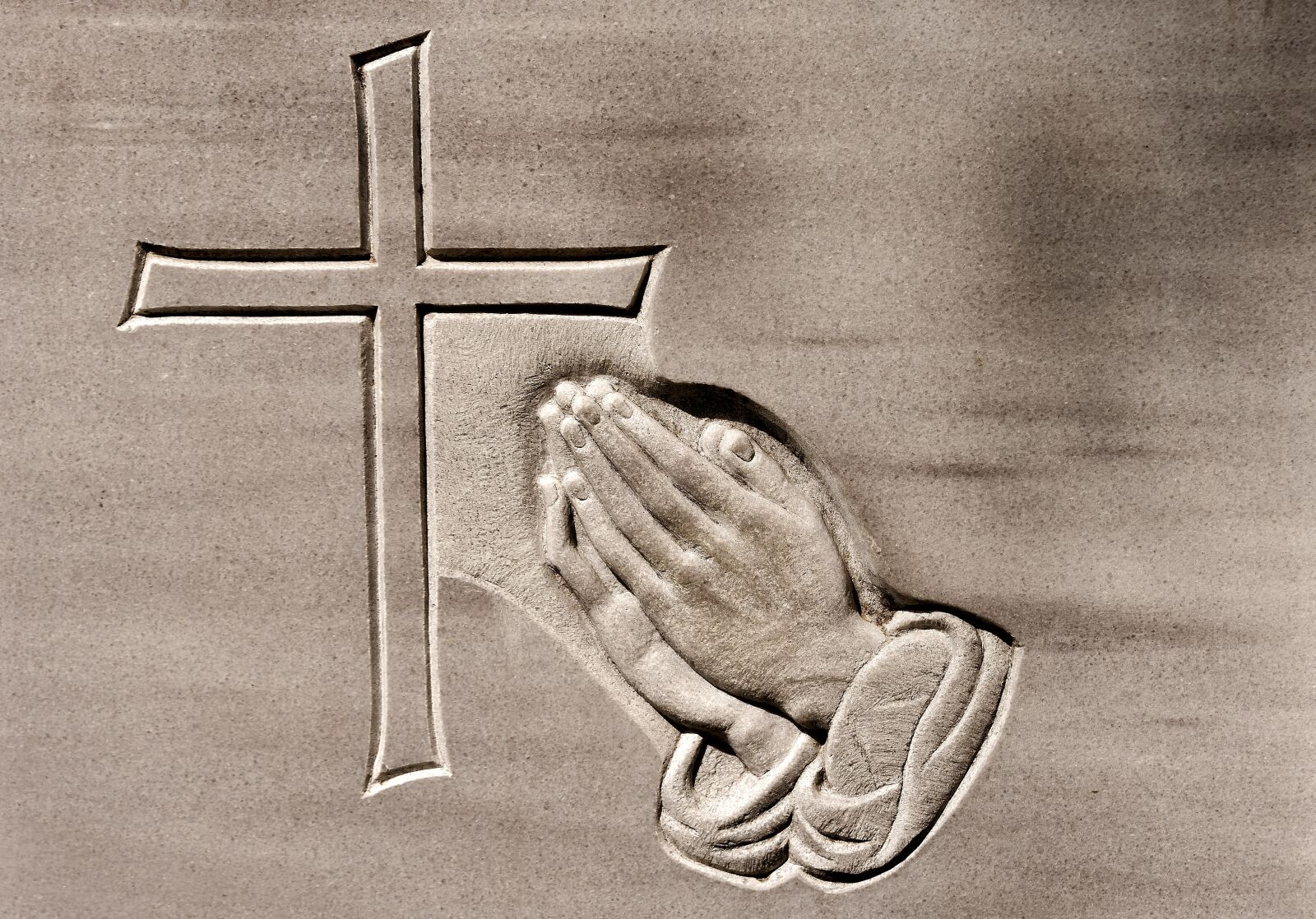 Nikon D7200 sample photo. Praying hands, religious, stone photography