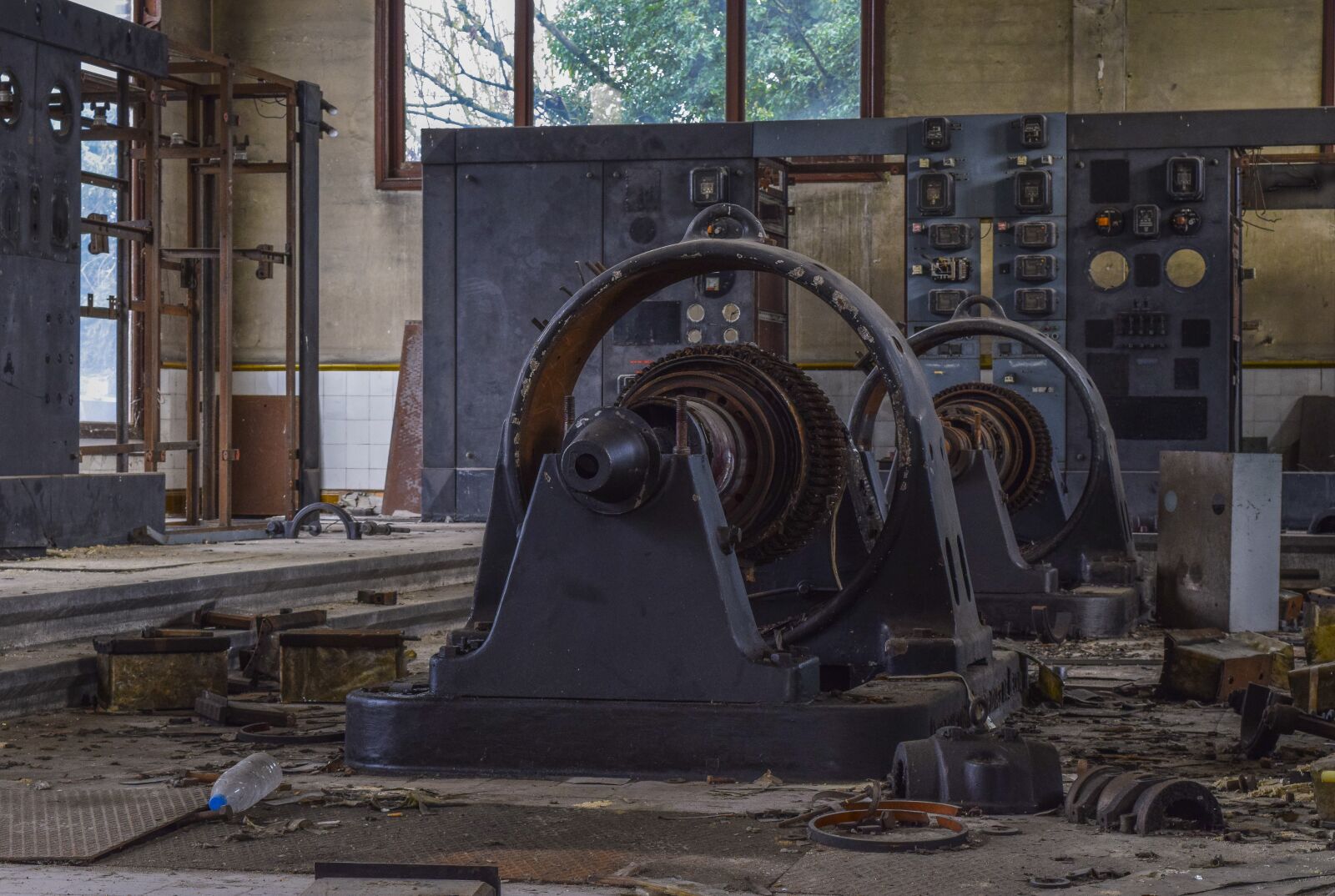 Nikon D3300 sample photo. Lost places, turbine, power photography