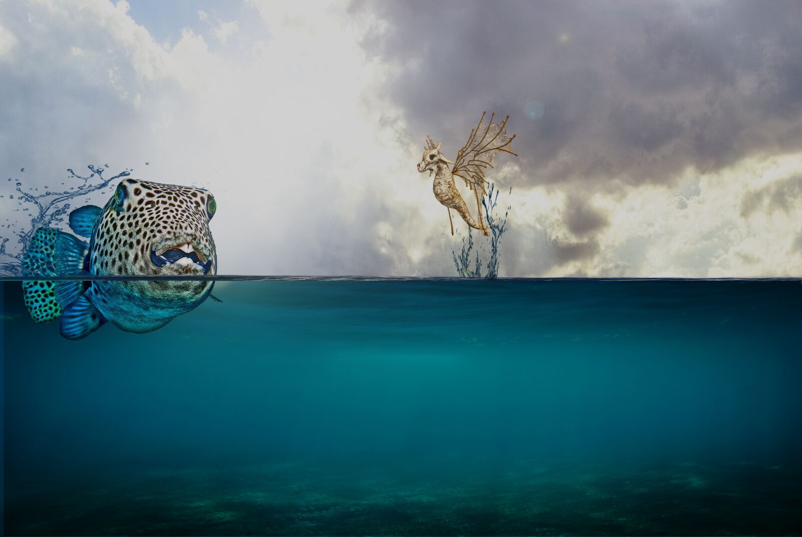 Nikon D80 sample photo. Fish, seahorse, sea photography