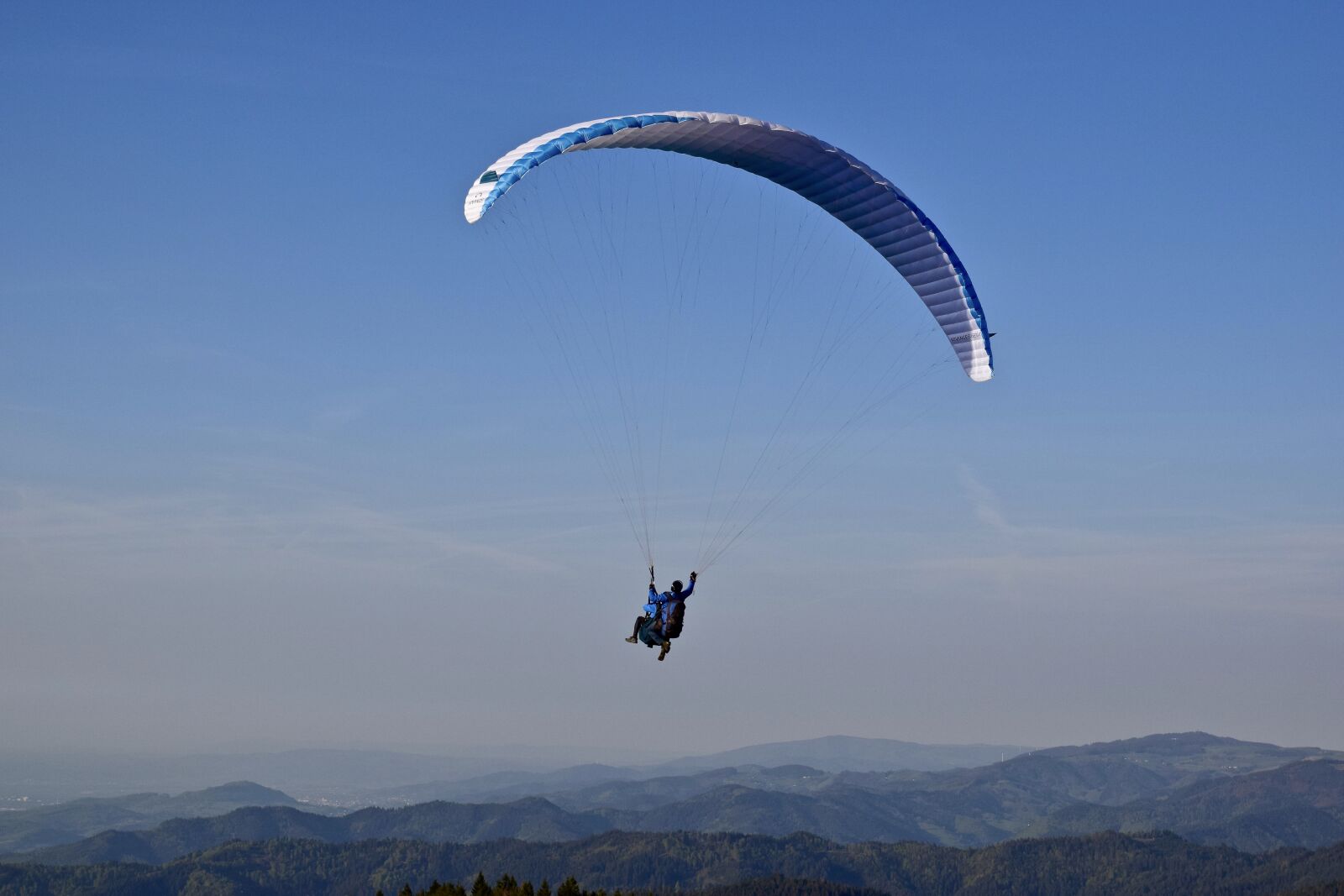 Nikon D5300 sample photo. Paragliding, glider, sky photography