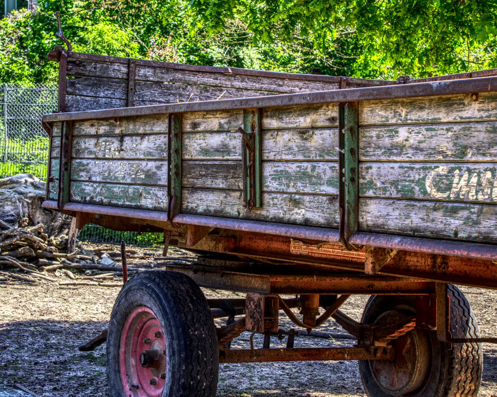 Sony a6000 sample photo. Trailers, tractor, agriculture photography