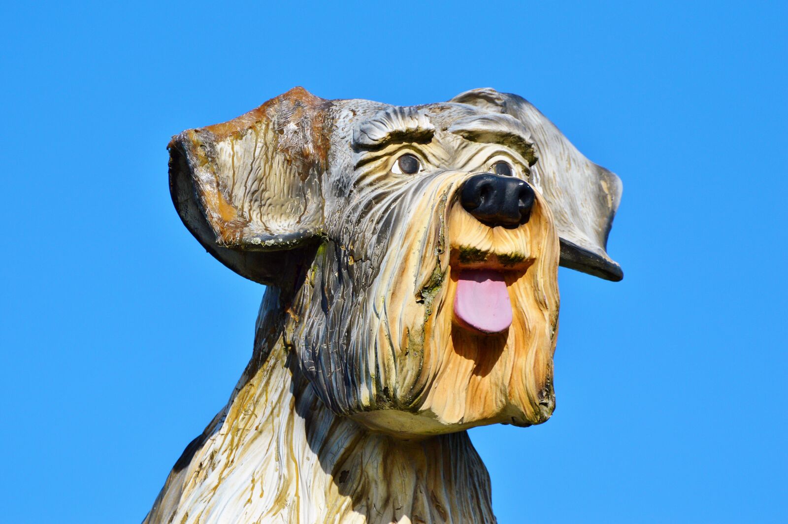 Nikon D3200 sample photo. Wood dog, figure, dog photography