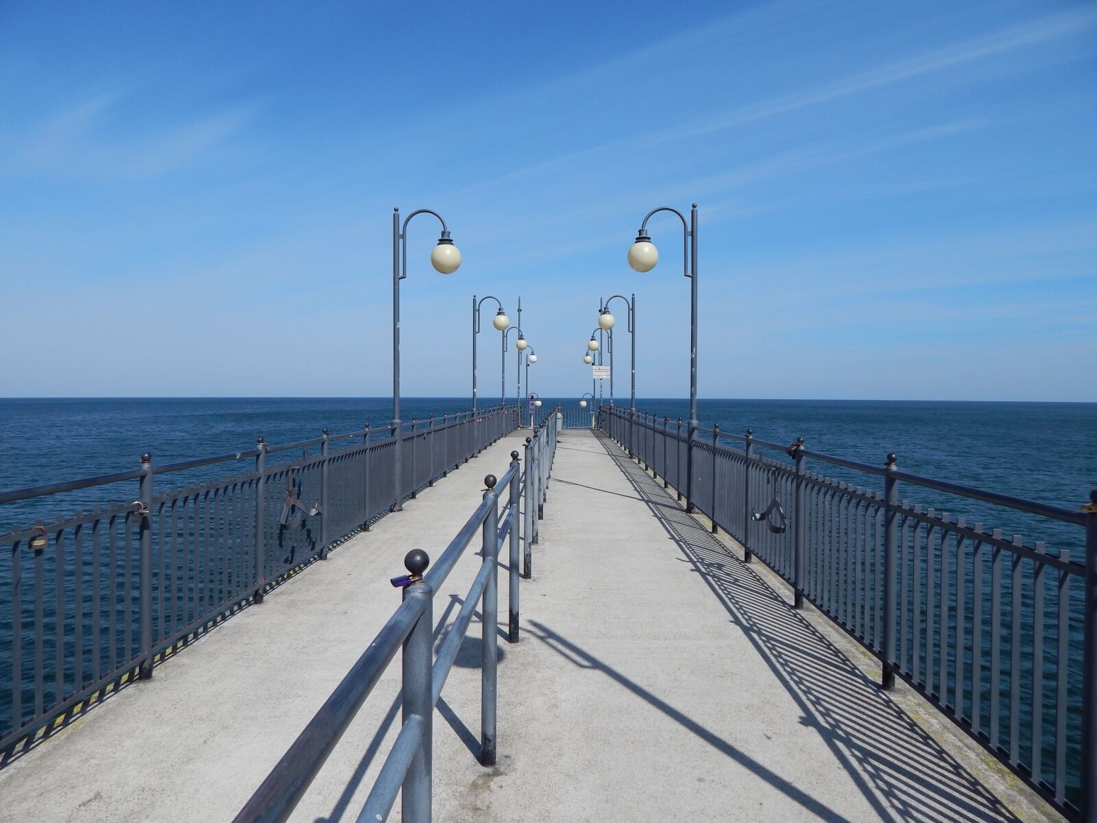 Nikon Coolpix L820 sample photo. Empty pier, pier, sea photography