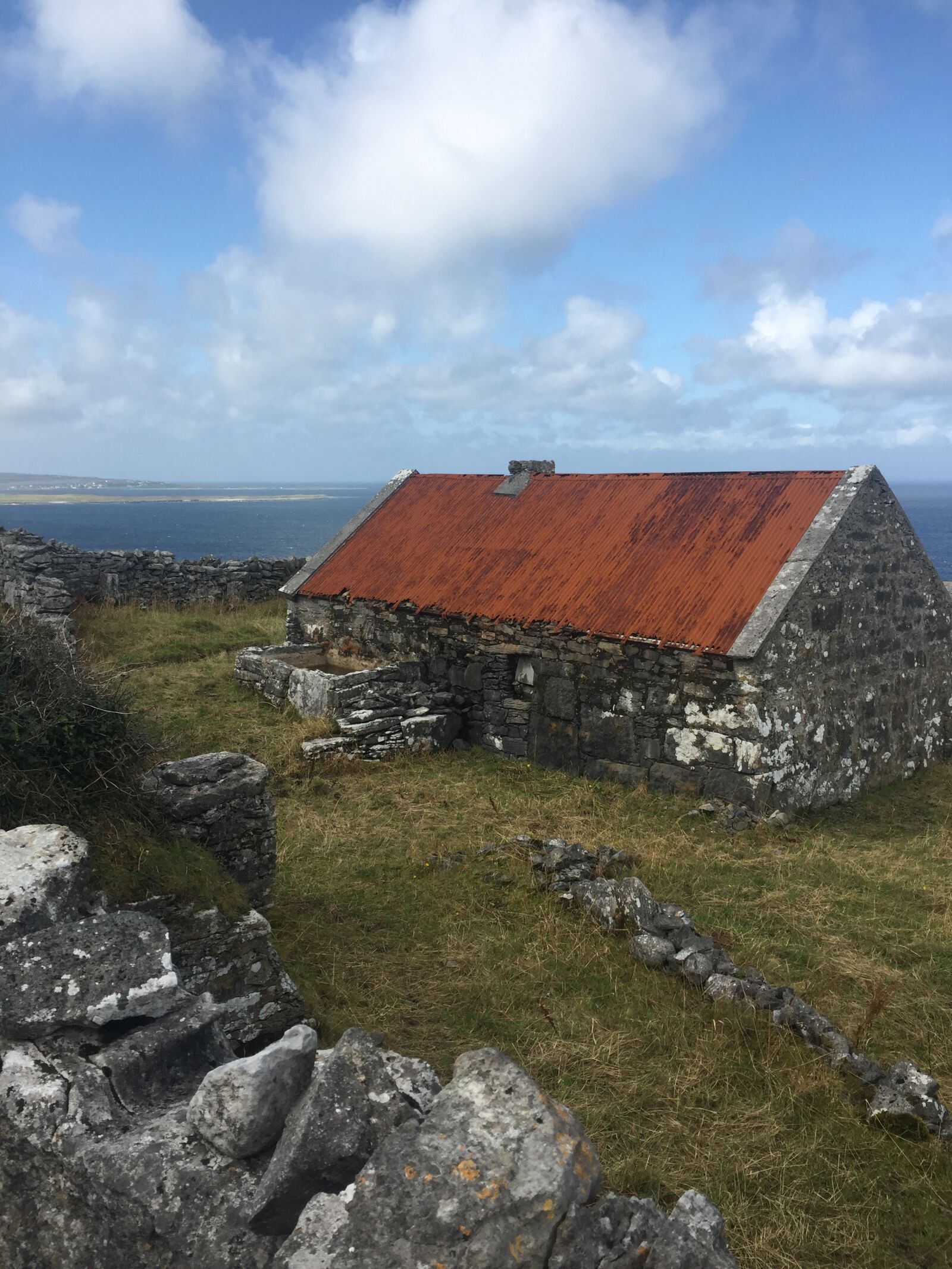 iPhone 6 back camera 4.15mm f/2.2 sample photo. Lonely cottage, ruined cottage photography