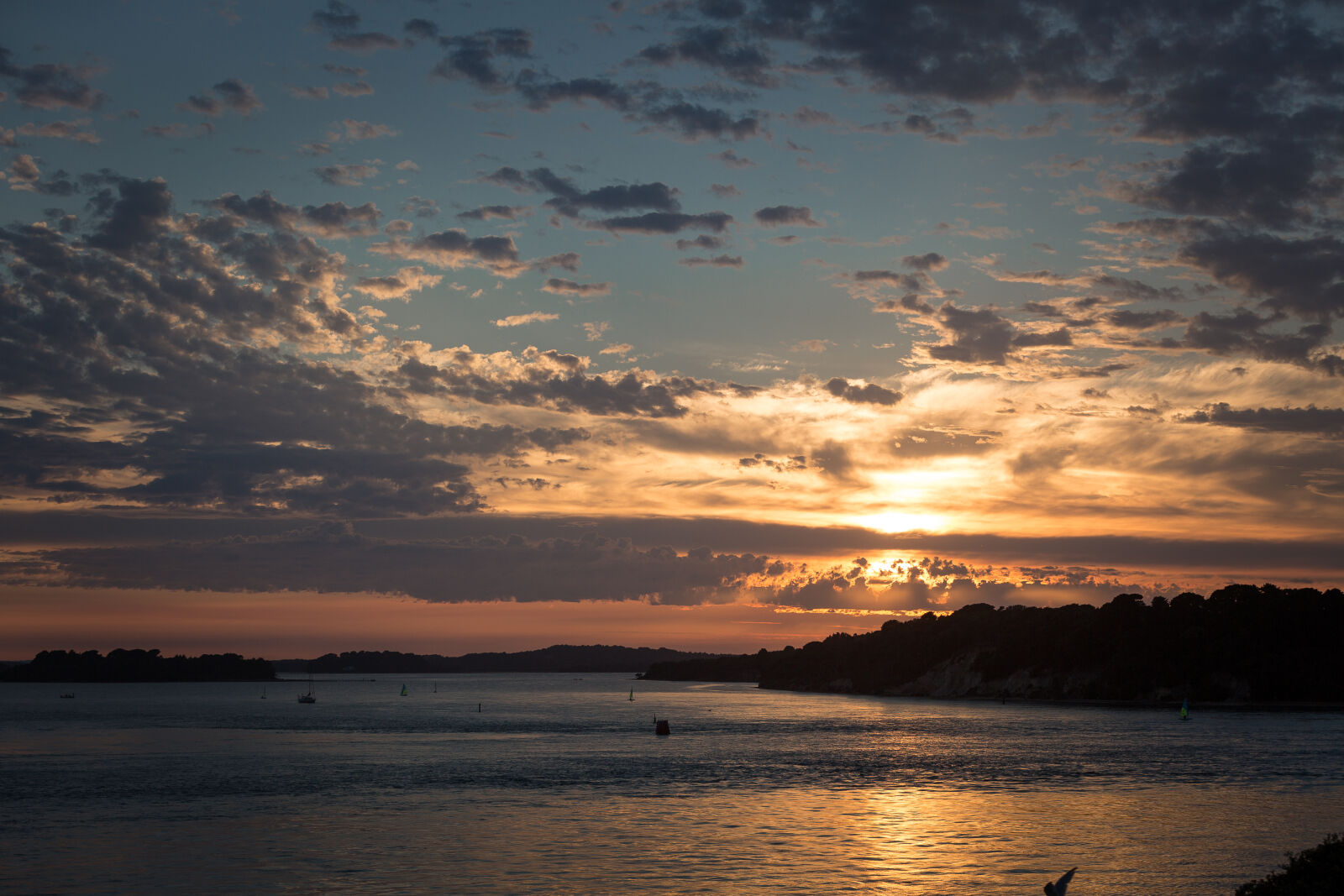 Canon EF 70-200mm F2.8L IS II USM sample photo. Clouds, coast, coastal, sunset photography