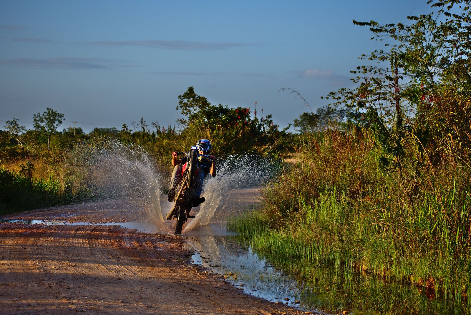 Nikon D7200 sample photo. Wheeler, motorcycle, water photography