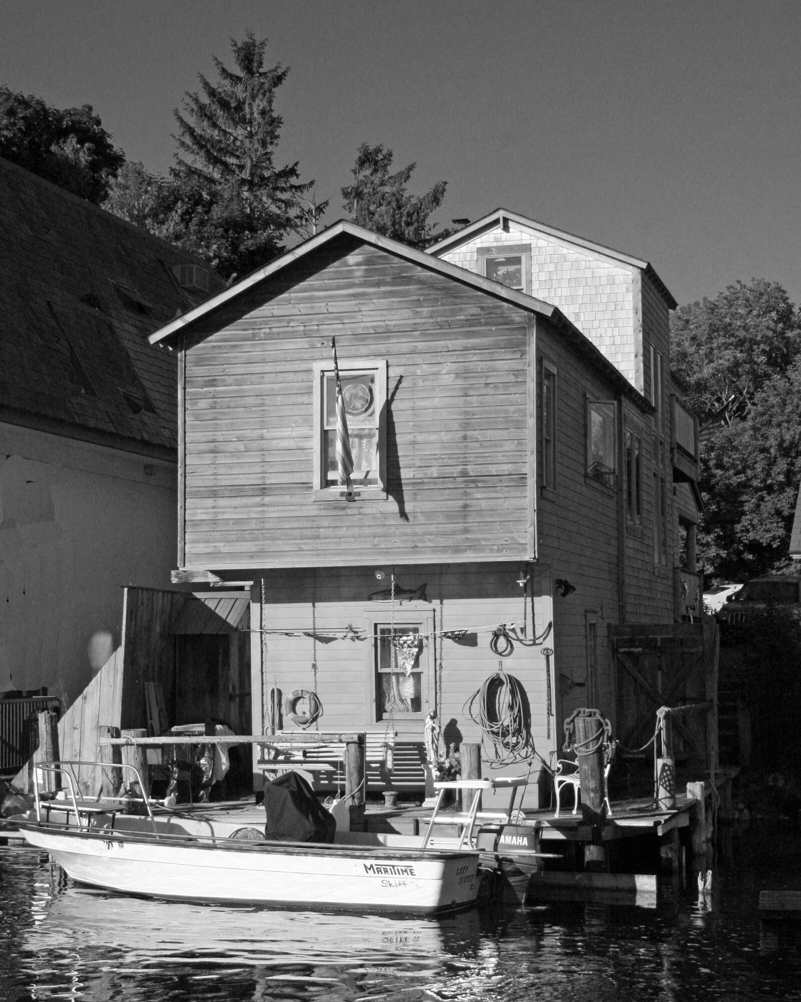 Canon EOS 40D sample photo. Fishing, shack, shanty photography
