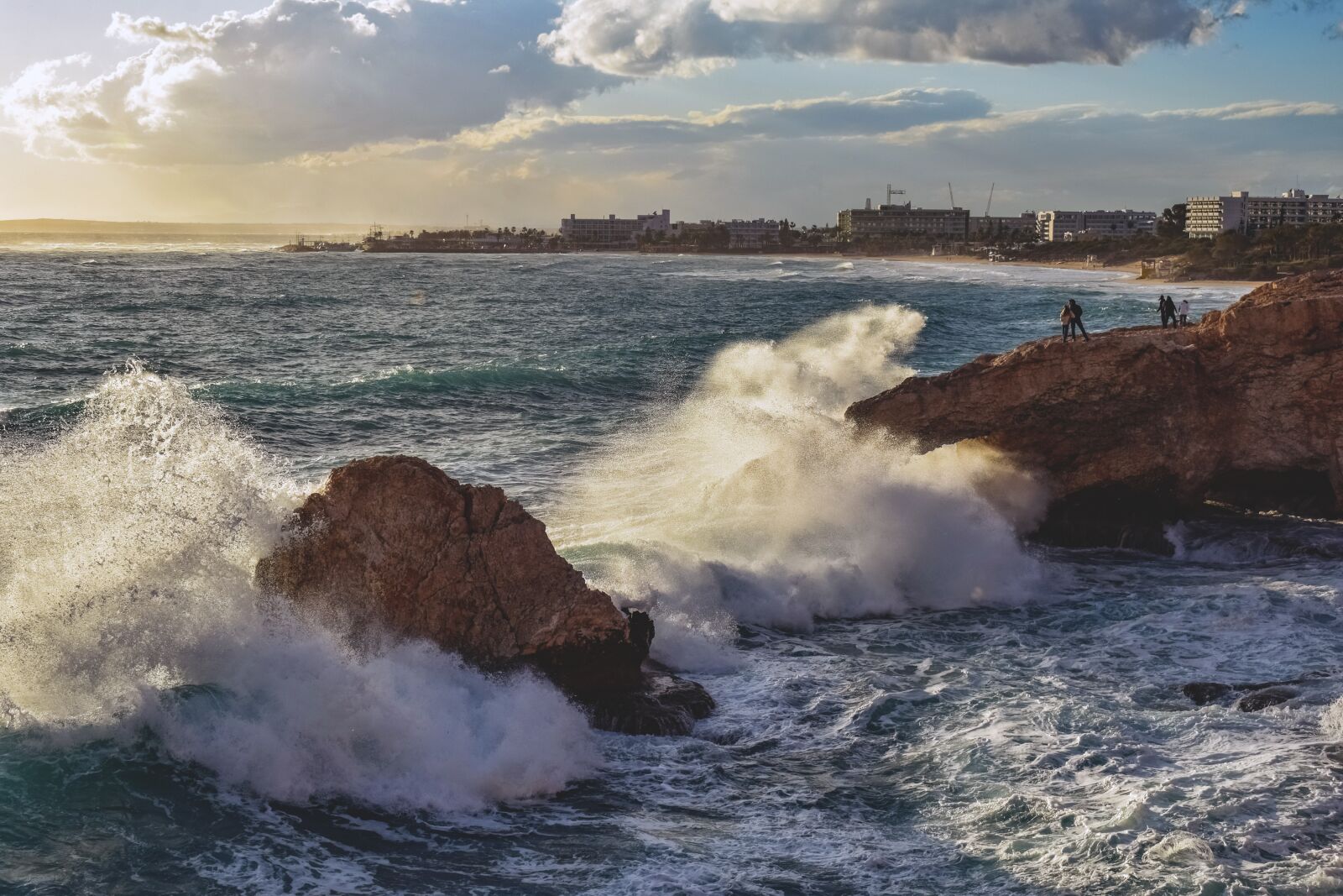 Nikon D3300 sample photo. Waves, spectacular, rocky coast photography