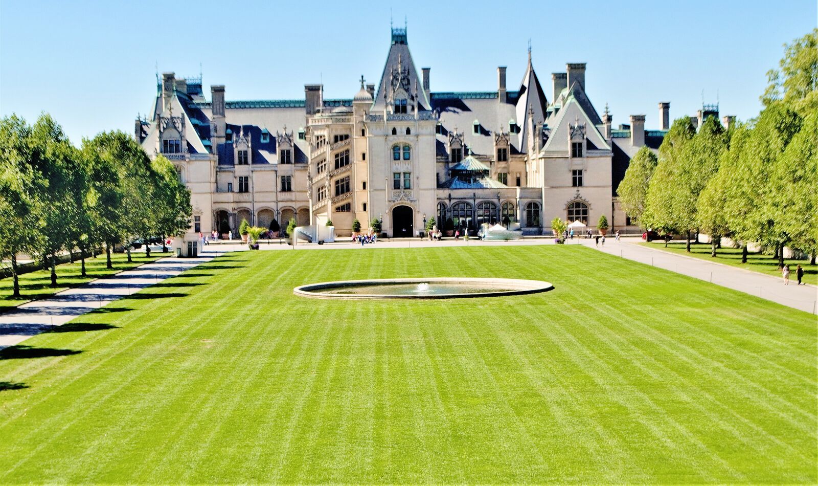 Nikon D5100 sample photo. Lawns, trees, biltmore house photography