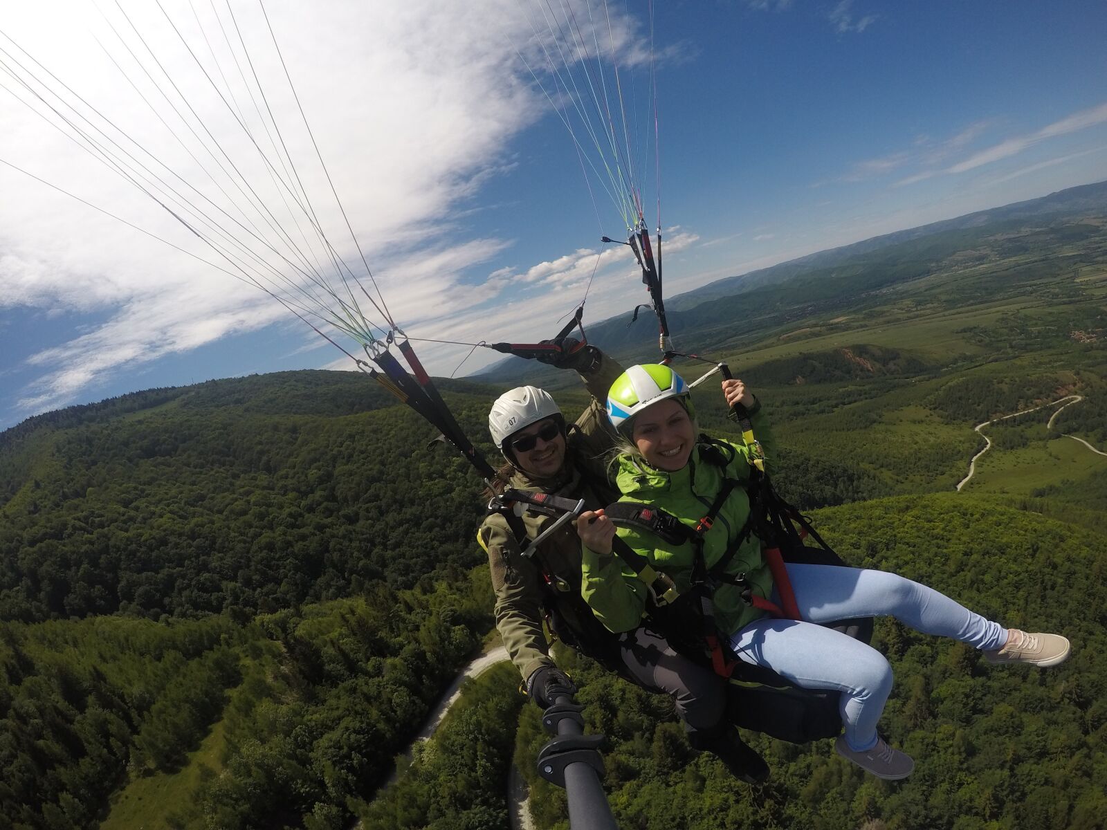 GoPro HERO4 Silver sample photo. Acrofly, paragliding in brasov photography