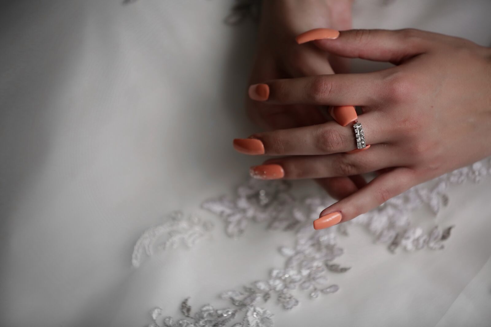 Canon EF 70-200mm F2.8L IS II USM sample photo. Wedding ring, cosmetics, wedding photography