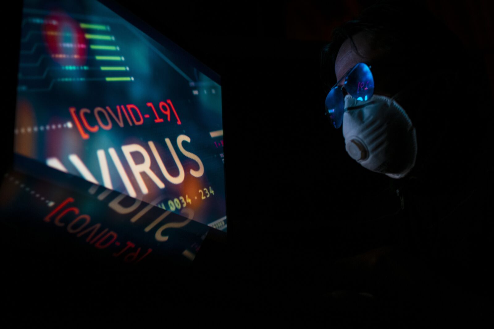 Nikon D3300 sample photo. Covid-19, coronavirus, neon photography