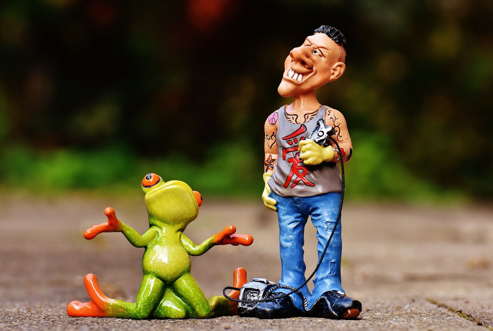 Nikon D7200 sample photo. Tattoo artist, frog, customer photography