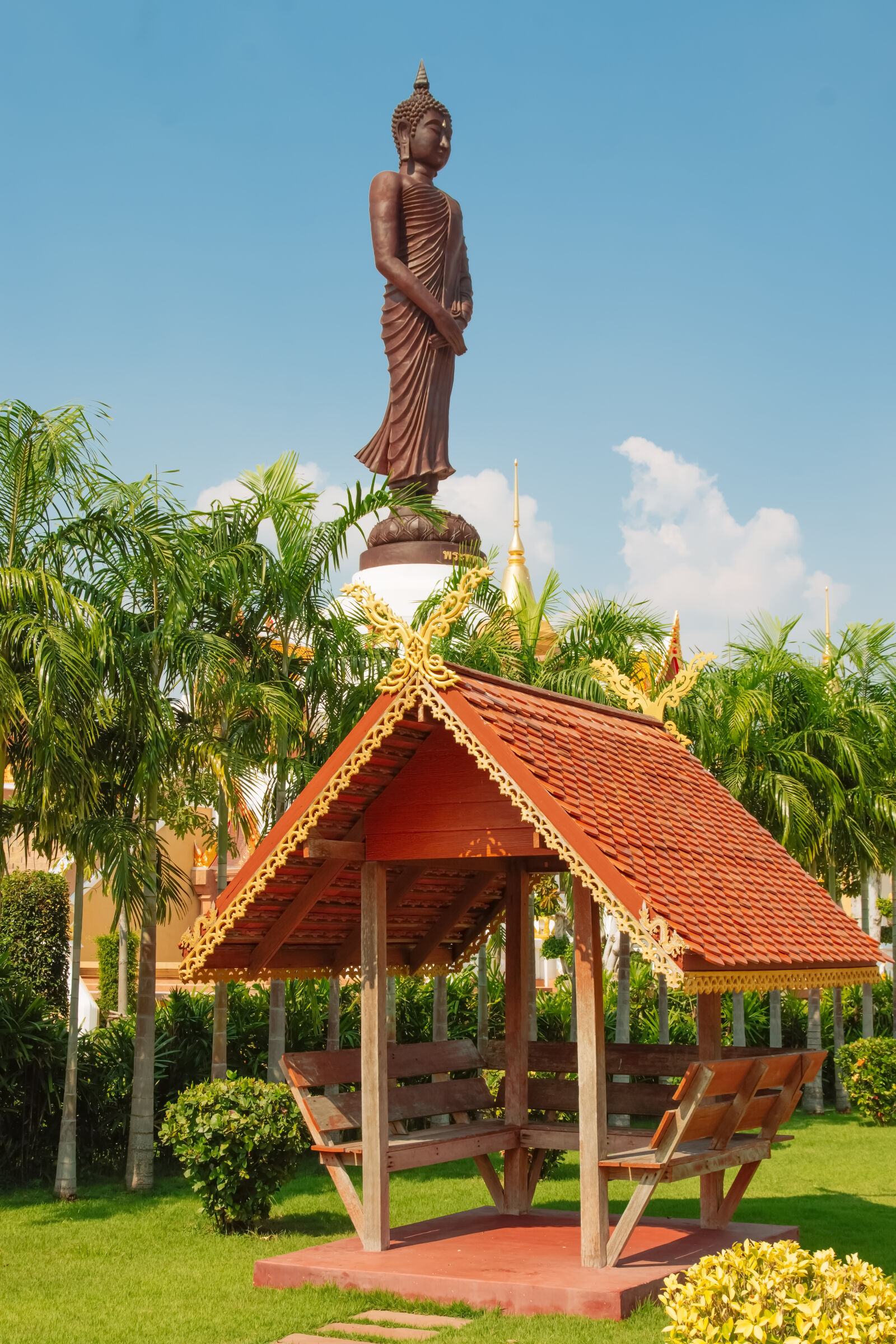 Canon EF 24-105mm F4L IS USM sample photo. Biddha, image, standing, outdoors photography