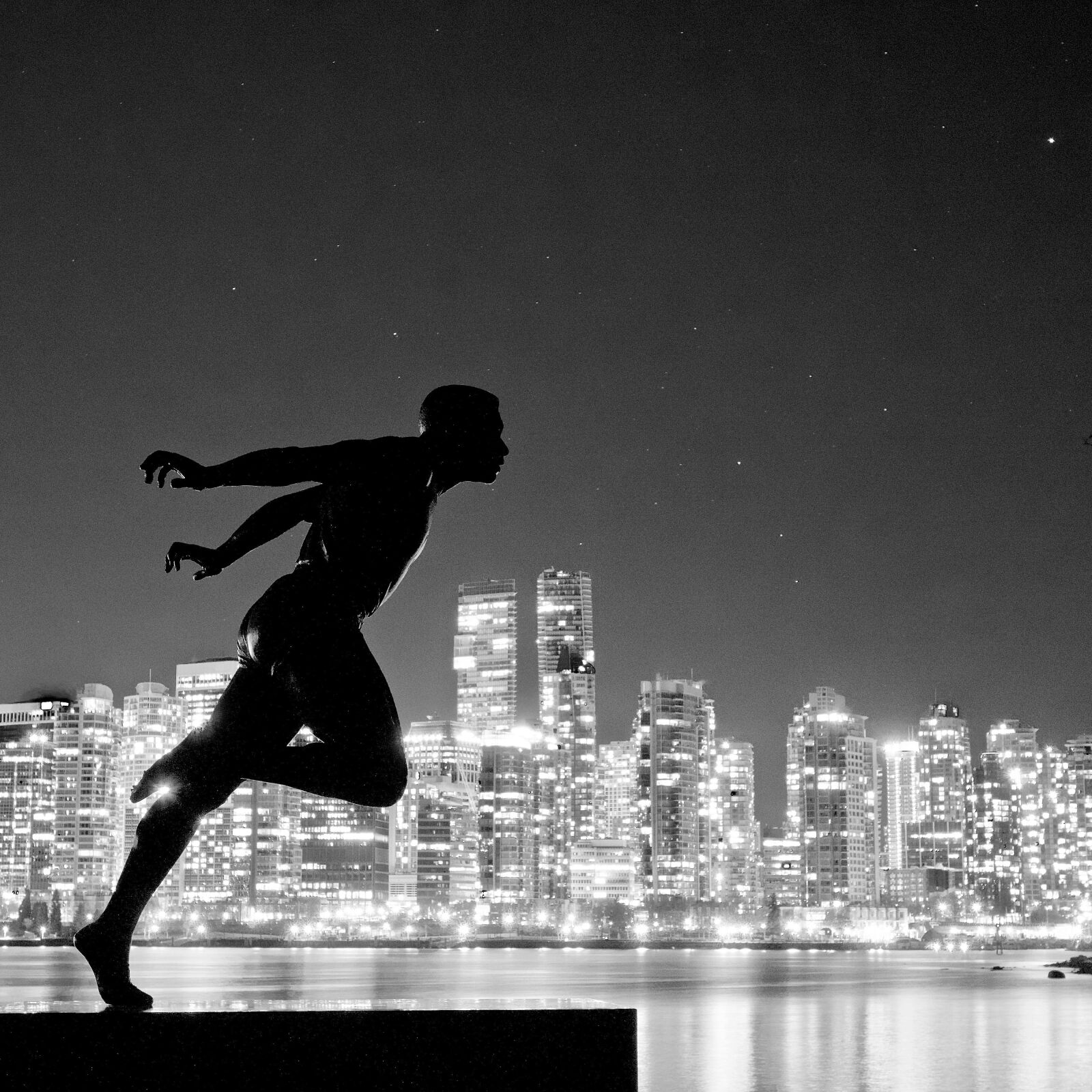 Sony a6000 sample photo. Night, city, vancouver photography