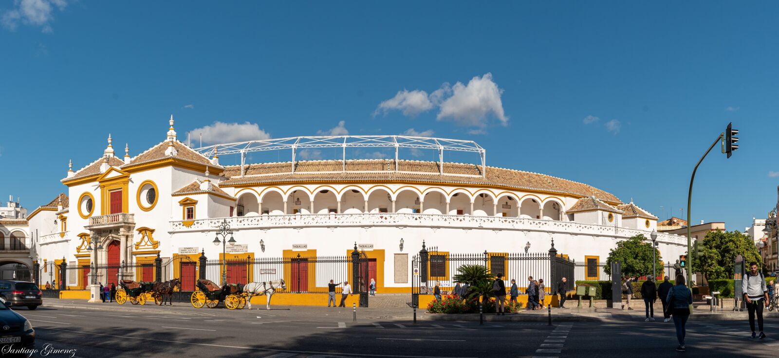 Tamron SP 24-70mm F2.8 Di VC USD sample photo. Maestranza of seville, plaza photography